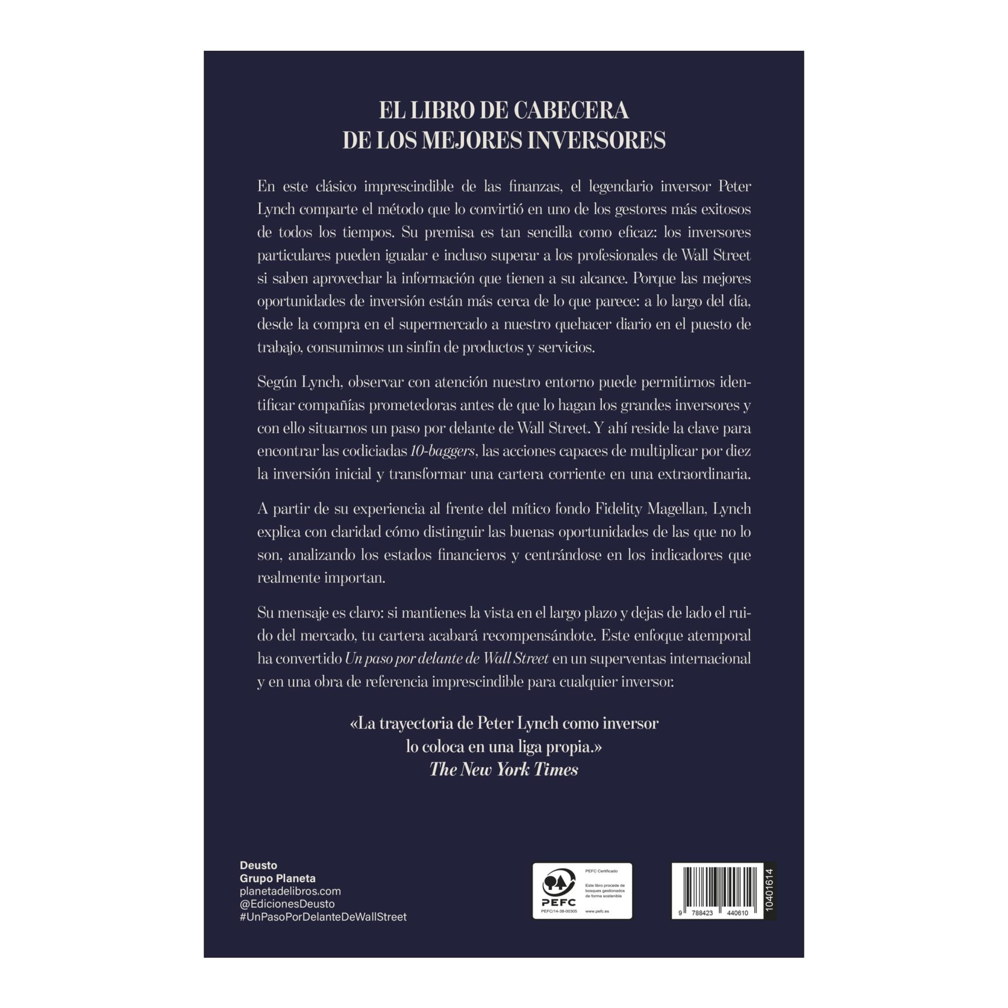UN PASO POR DELANTE DE WALL STREET (RENO  (Capa Mole com Lapelas) 2