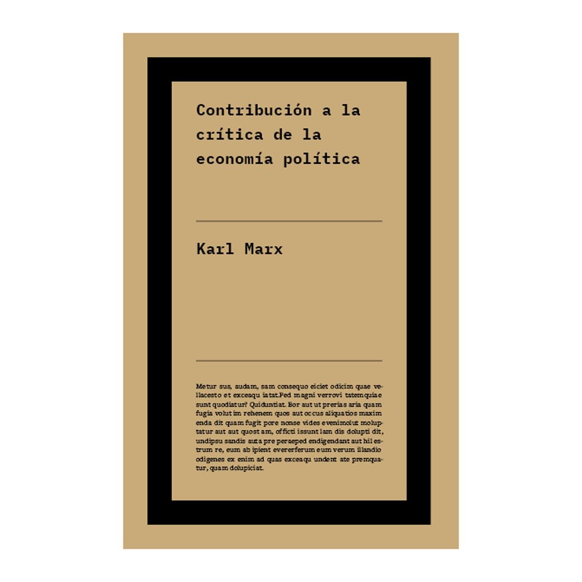 Imagem 0 de CONTRIBUCIÓN A LA CRÍTICA DE LA ECONOMÍA (Capa Mole com Abas)