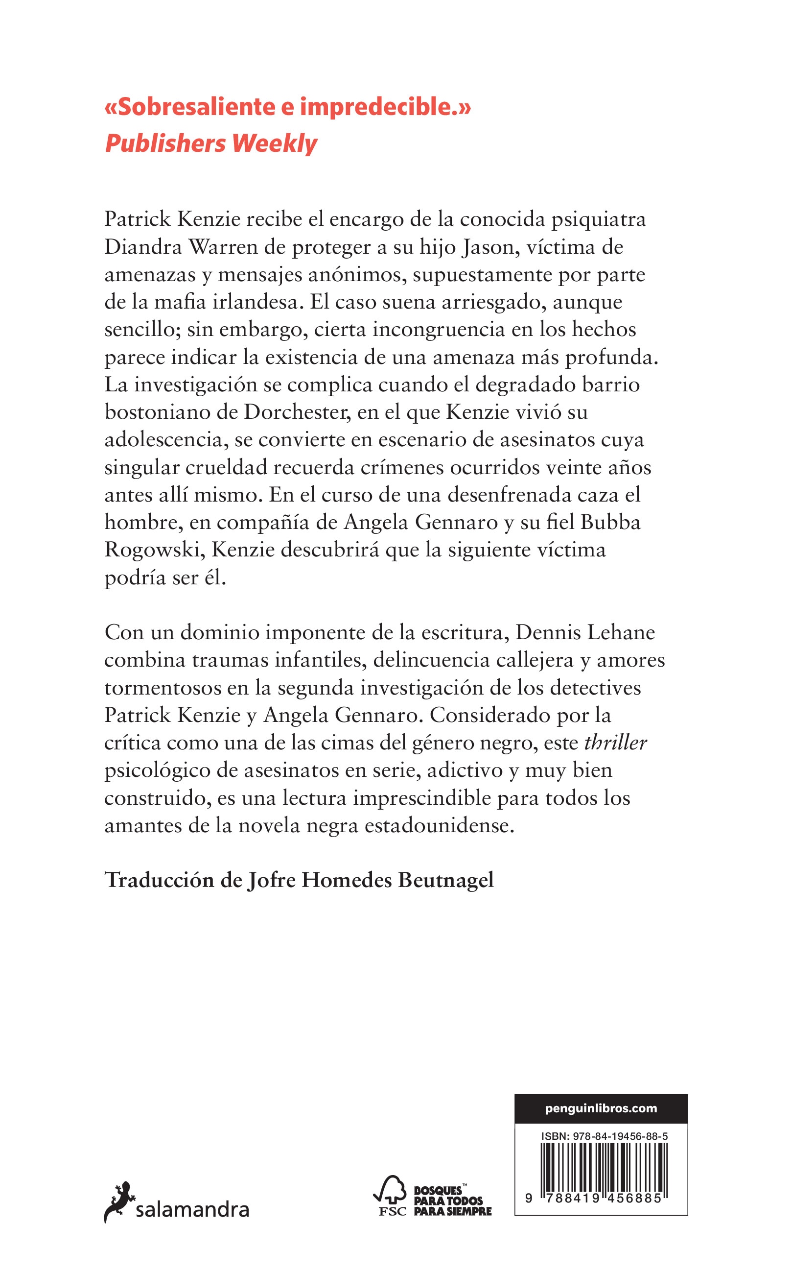 Abrázame, oscuridad (Kenzie y Gennaro 2) (Capa mole) 2