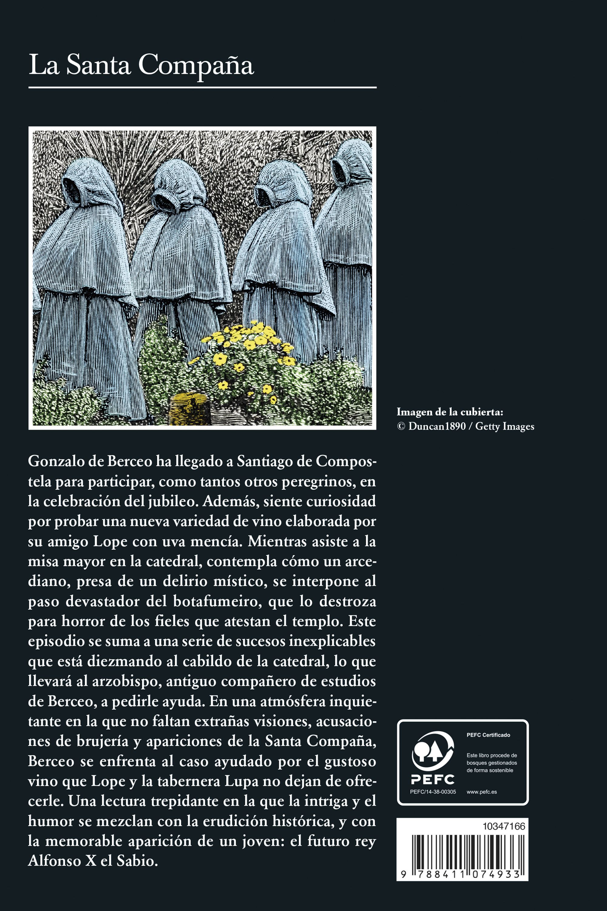La Santa Compaña (Serie Gonzalo de Berceo 2)  (Tapa blanda con solapas) 2