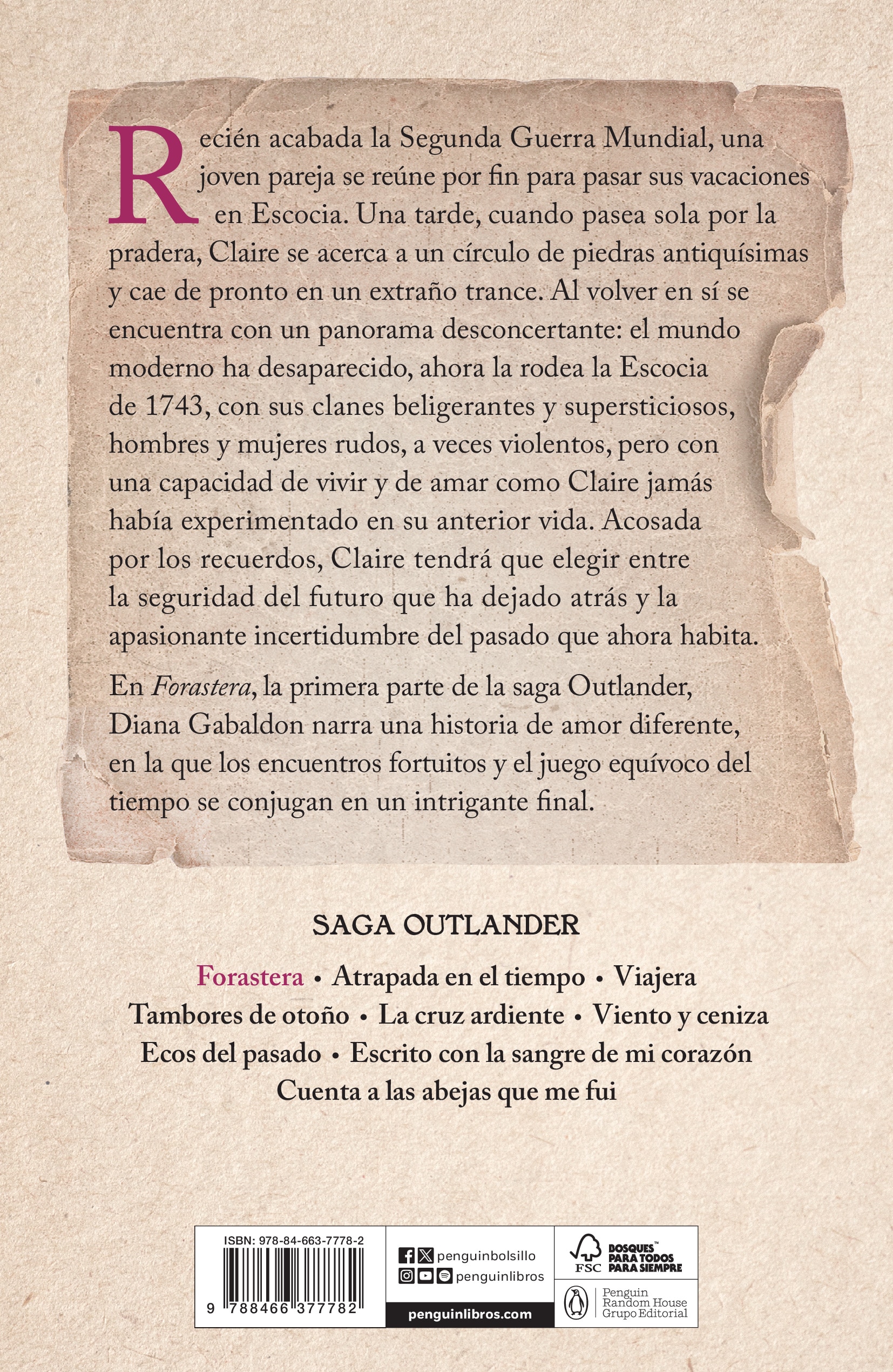 Forastera (Saga Outlander 1) (Bolso) 2