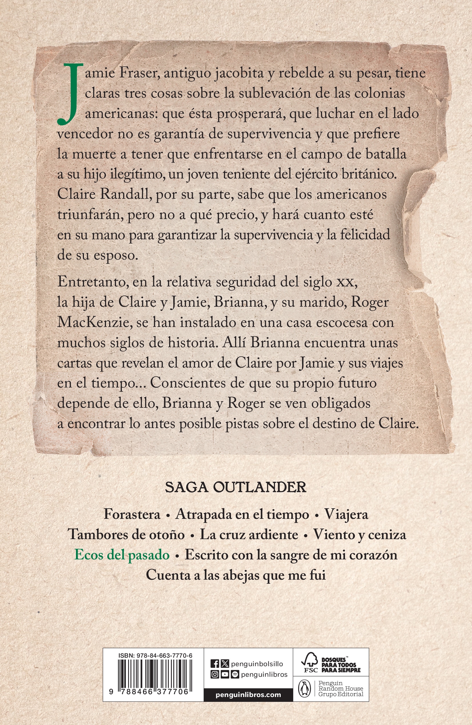 Ecos del pasado (Saga Outlander 7) (Bolso) 2