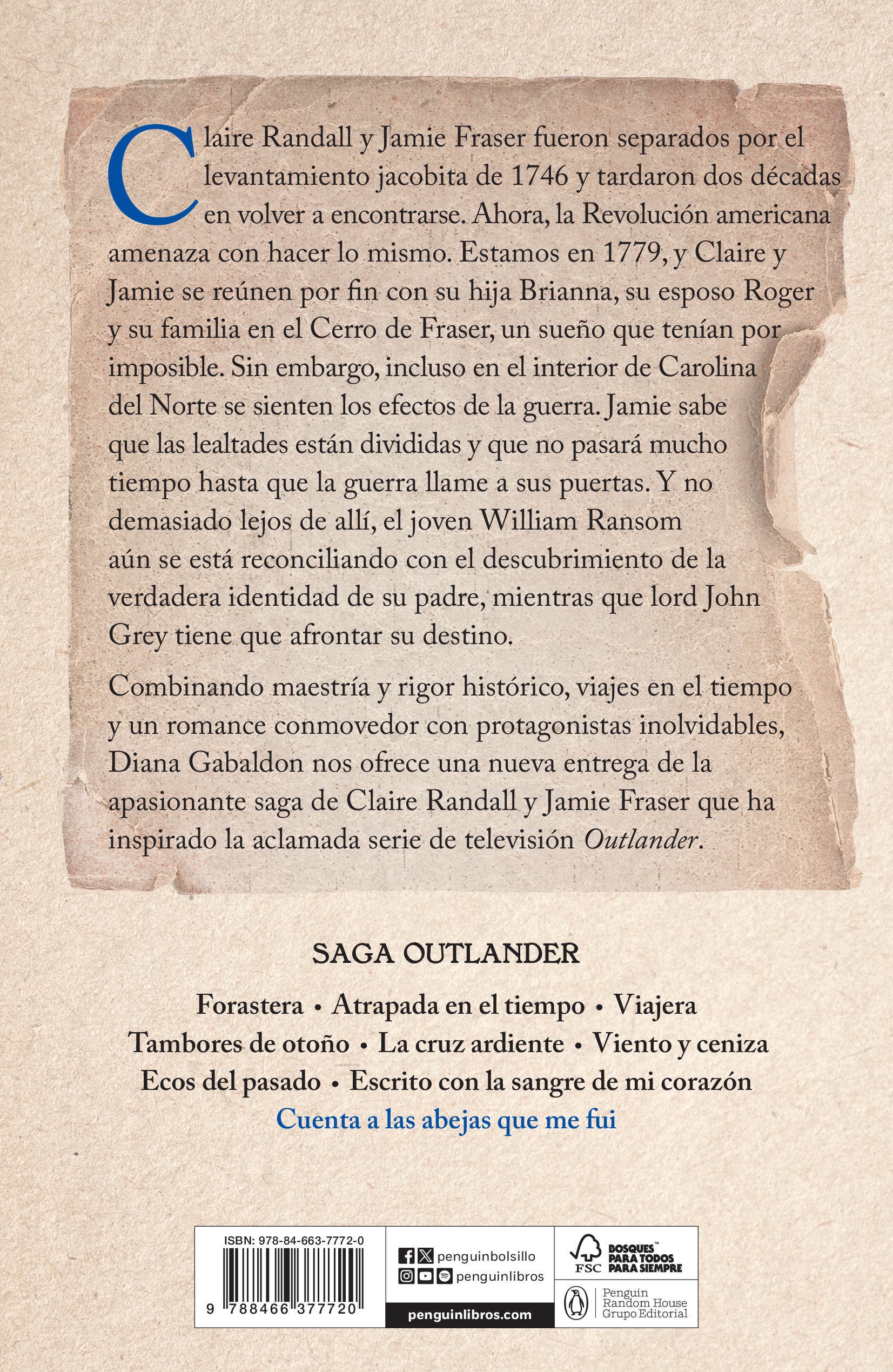 Cuenta a las abejas que me fui (Saga Outlander 9) (Bolso) 2