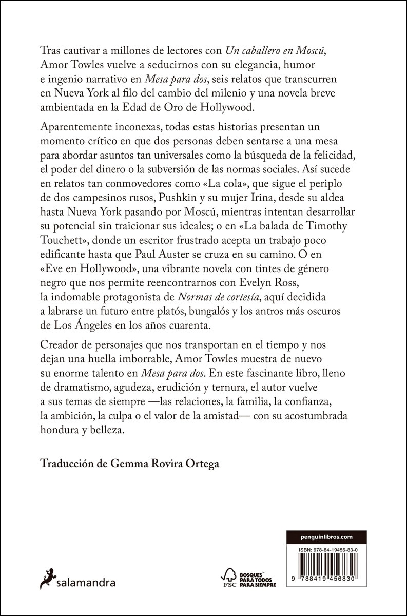 Mesa para dos (Capa mole) 2