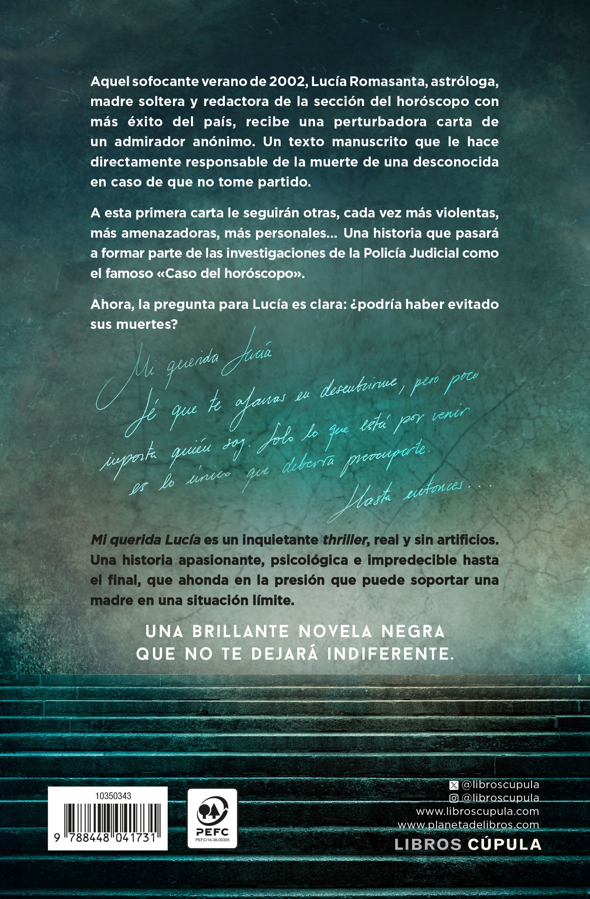 Mi querida Lucía - Primera edición limitada luminiscente: ¿Podría haber evitado sus muertes? (Capa dura) 4