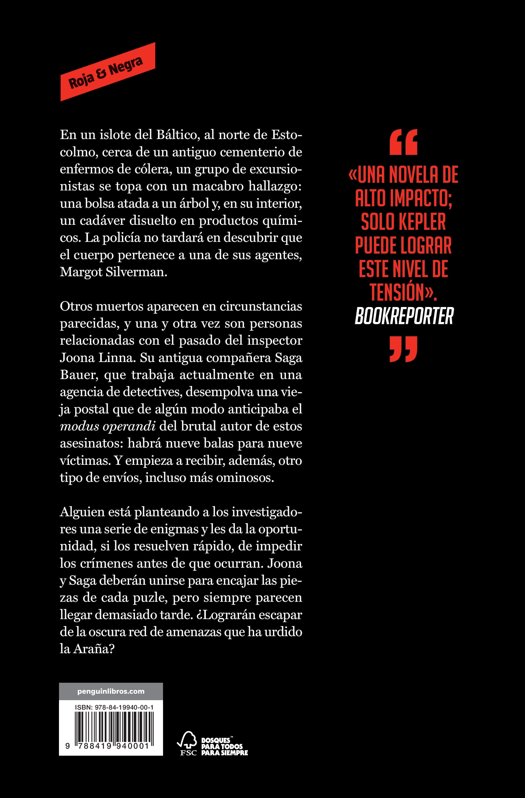 La araña (Inspector Joona Linna 9) (Capa mole) 2