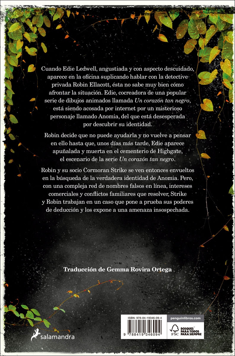 Un corazón tan negro (Cormoran Strike 6) (Capa mole) 2