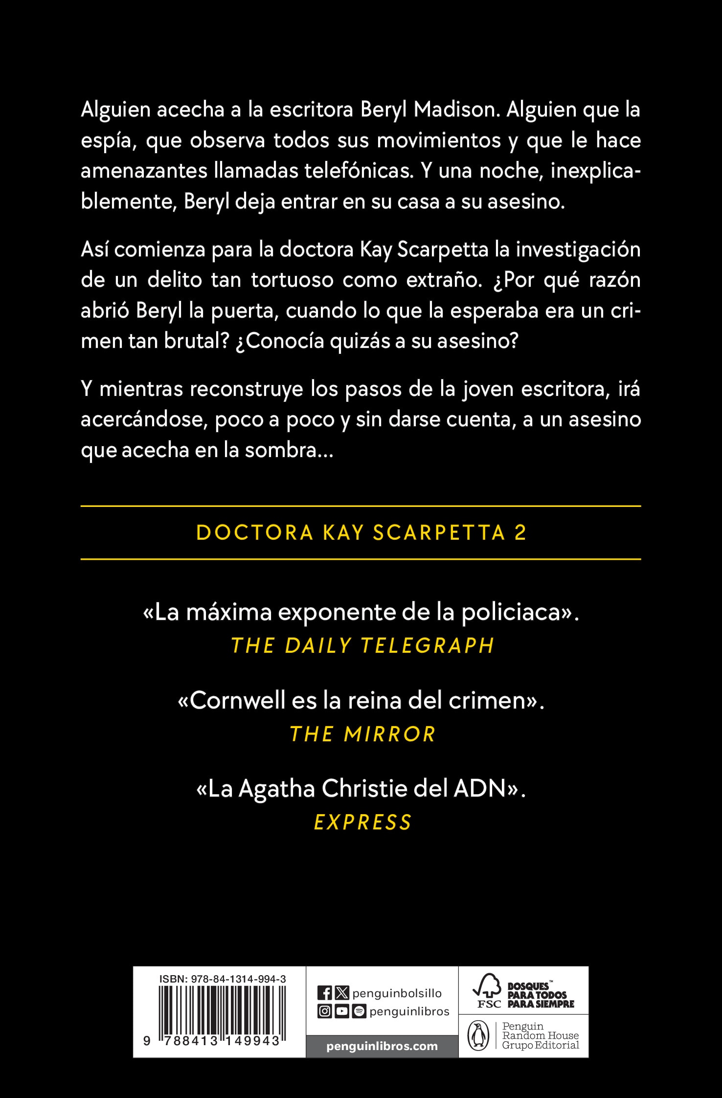 El cuerpo del delito (Doctora Kay Scarpetta 2) (Bolsillo) 2