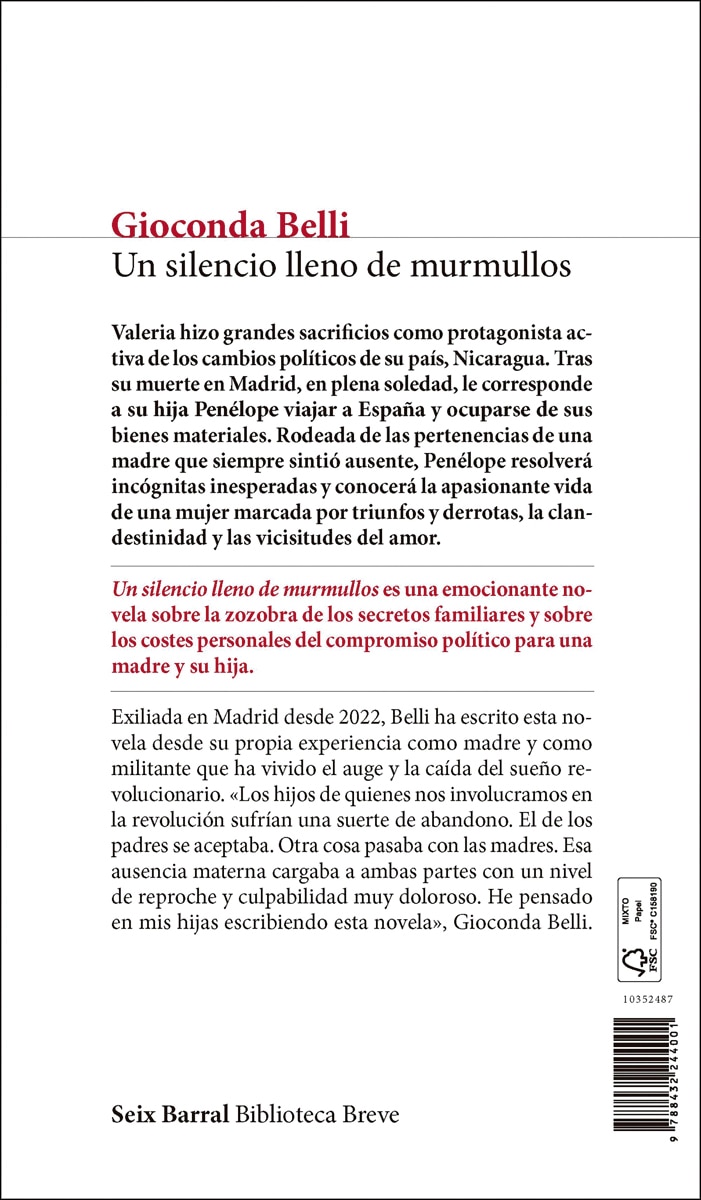 Un silencio lleno de murmullos  (Tapa blanda con solapas) 2