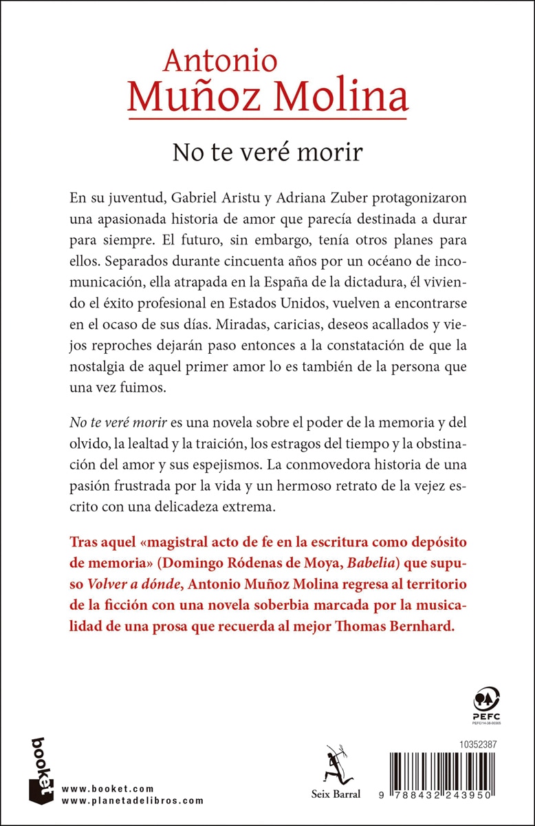 No te veré morir  (Bolsillo Tapa dura) 2