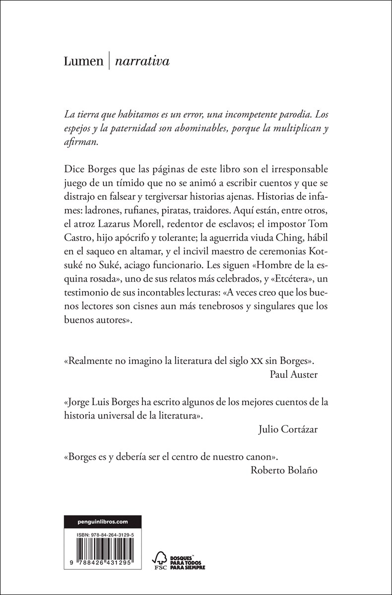 Historia universal de la infamia (Capa mole) 2