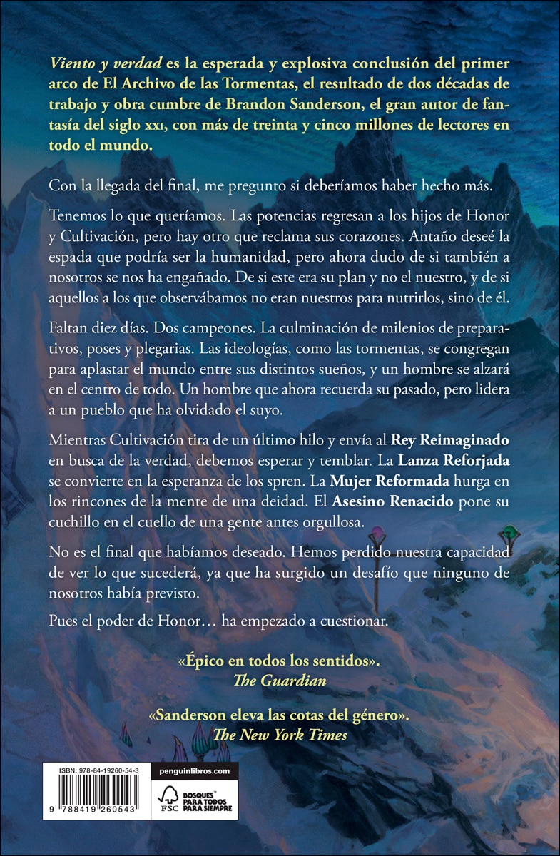 Viento y verdad (El Archivo de las Tormentas 5) (Tapa dura) 3