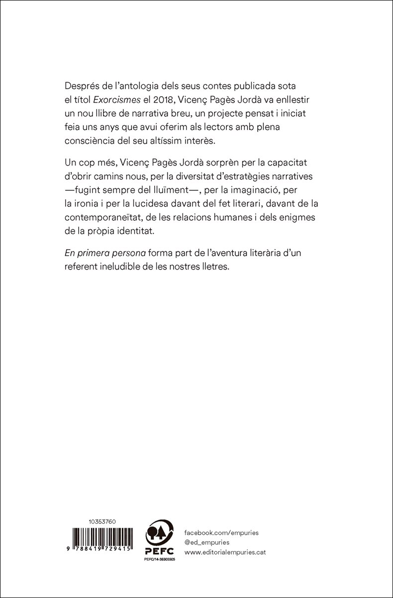 En primera persona (Capa mole com abas) 2