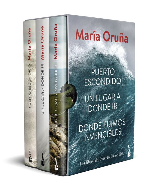 Imagen 0 de Estuche María Oruña: Puerto escondido + Un lugar a donde ir + Donde fuimos invencibles  (Bolsillo)