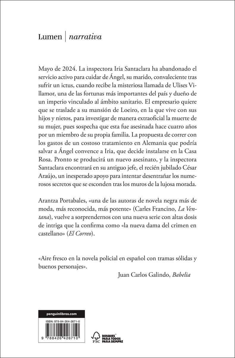 Asesinato en la Casa Rosa (Los crímenes de Loeiro 1) (Capa mole) 2