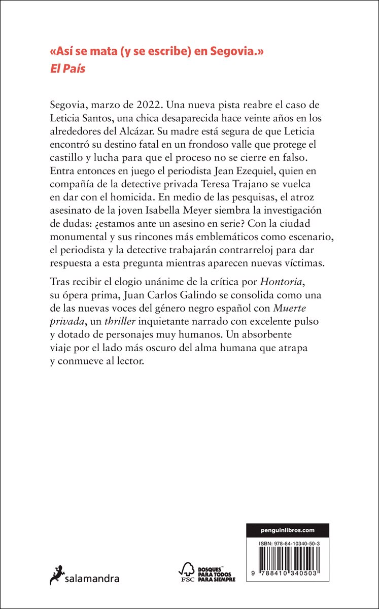 Muerte privada (Segovia noir 2) (Capa mole) 2