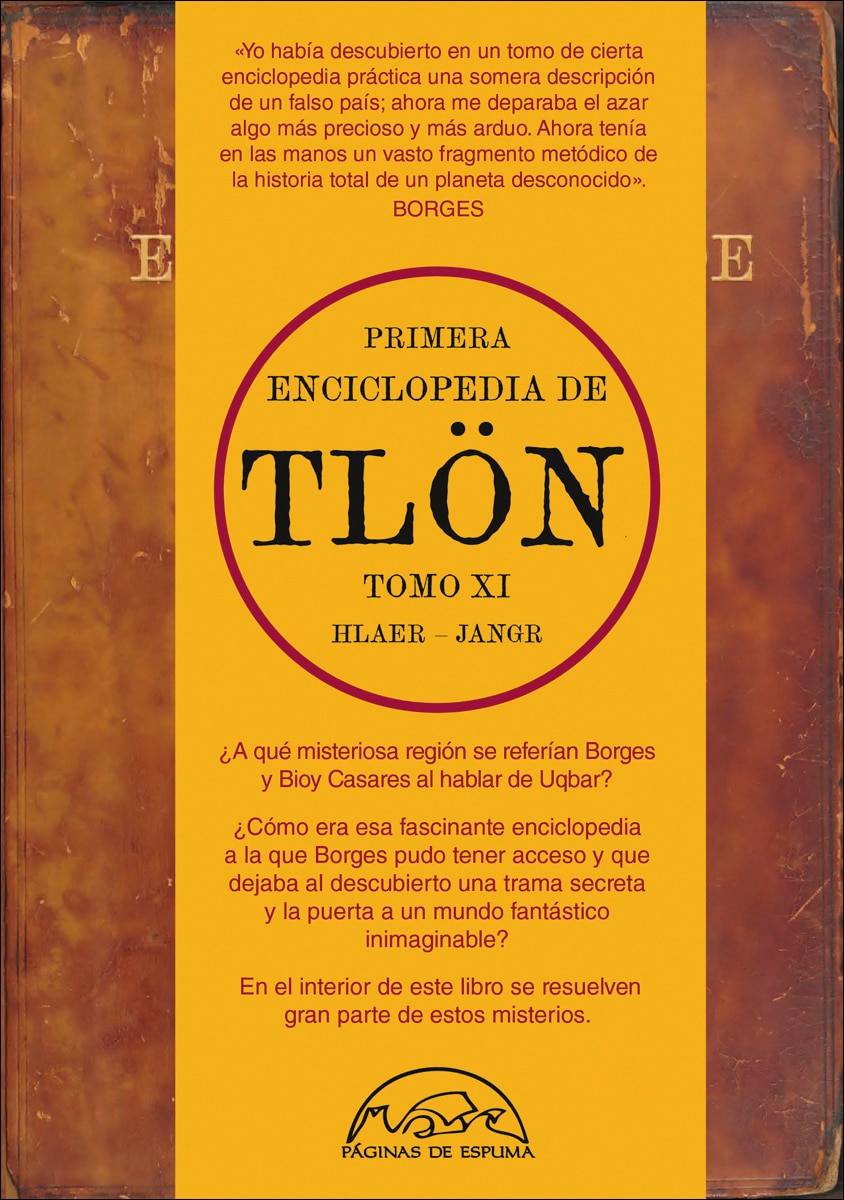 Imagen 0 de Primera Enciclopedia de Tlön: Tomo XI