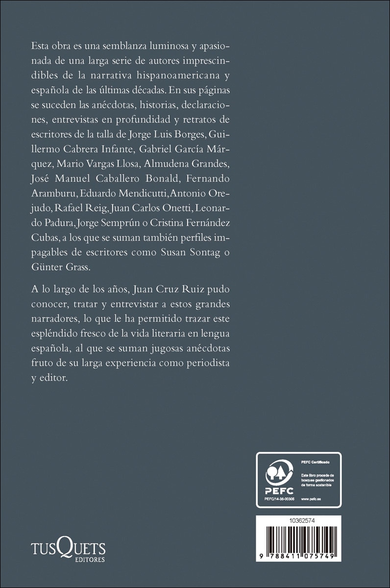 Secreto y pasión de la literatura: Los escritores en primera persona, de Borges a Almudena Grandes  (Tapa blanda con solapas) 2