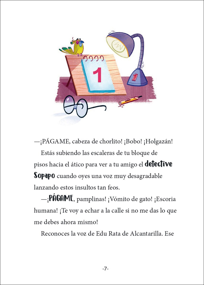 El detective Sopapo y tú 1. El caso del cuadro misterioso (Capa mole com abas) 4
