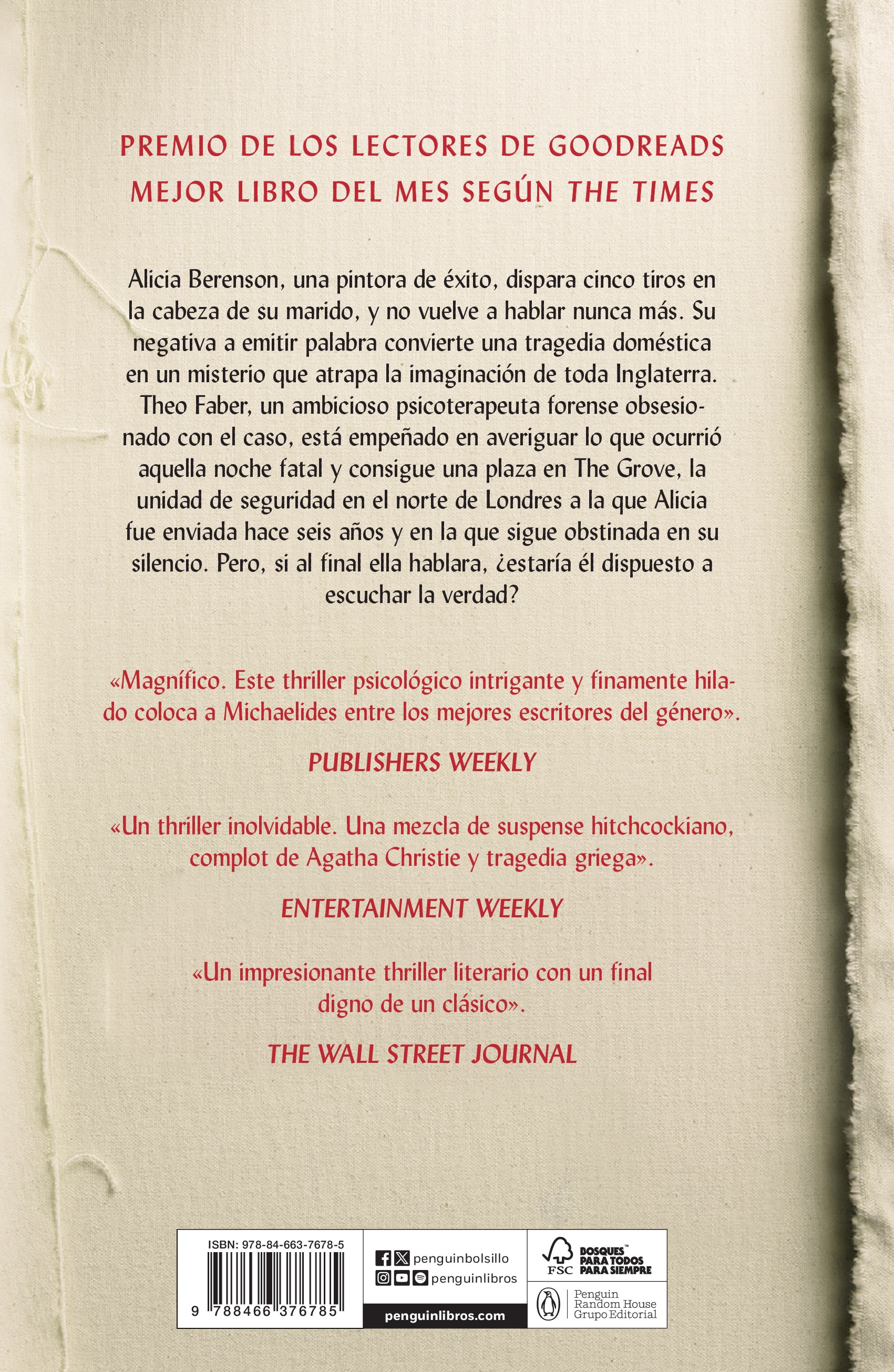 La paciente silenciosa (edicion limitada) (Bolso) (Capa dura) 2