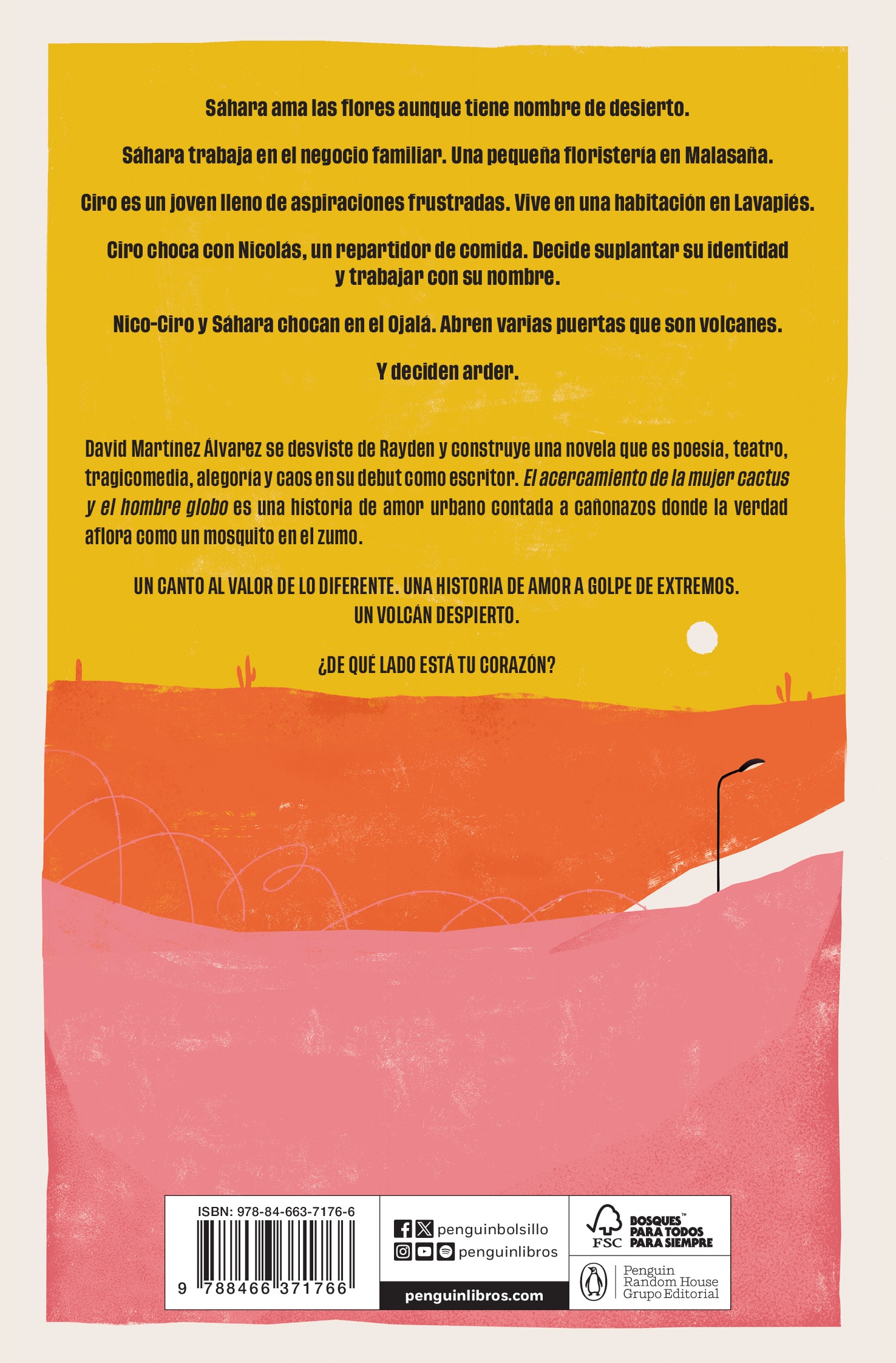 El acercamiento de la mujer cactus y el hombre globo (Bolso) 2