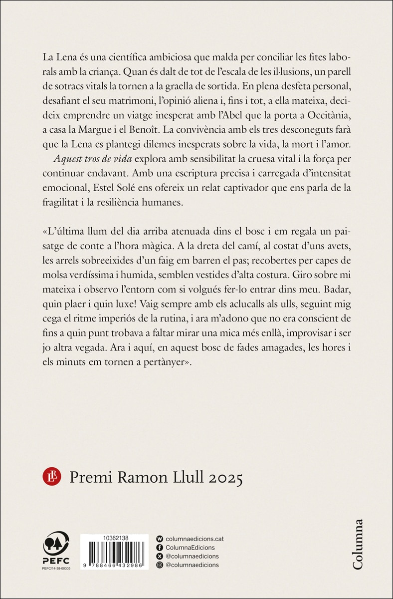 Aquest tros de vida: Premi Ramon Llull 2025 3
