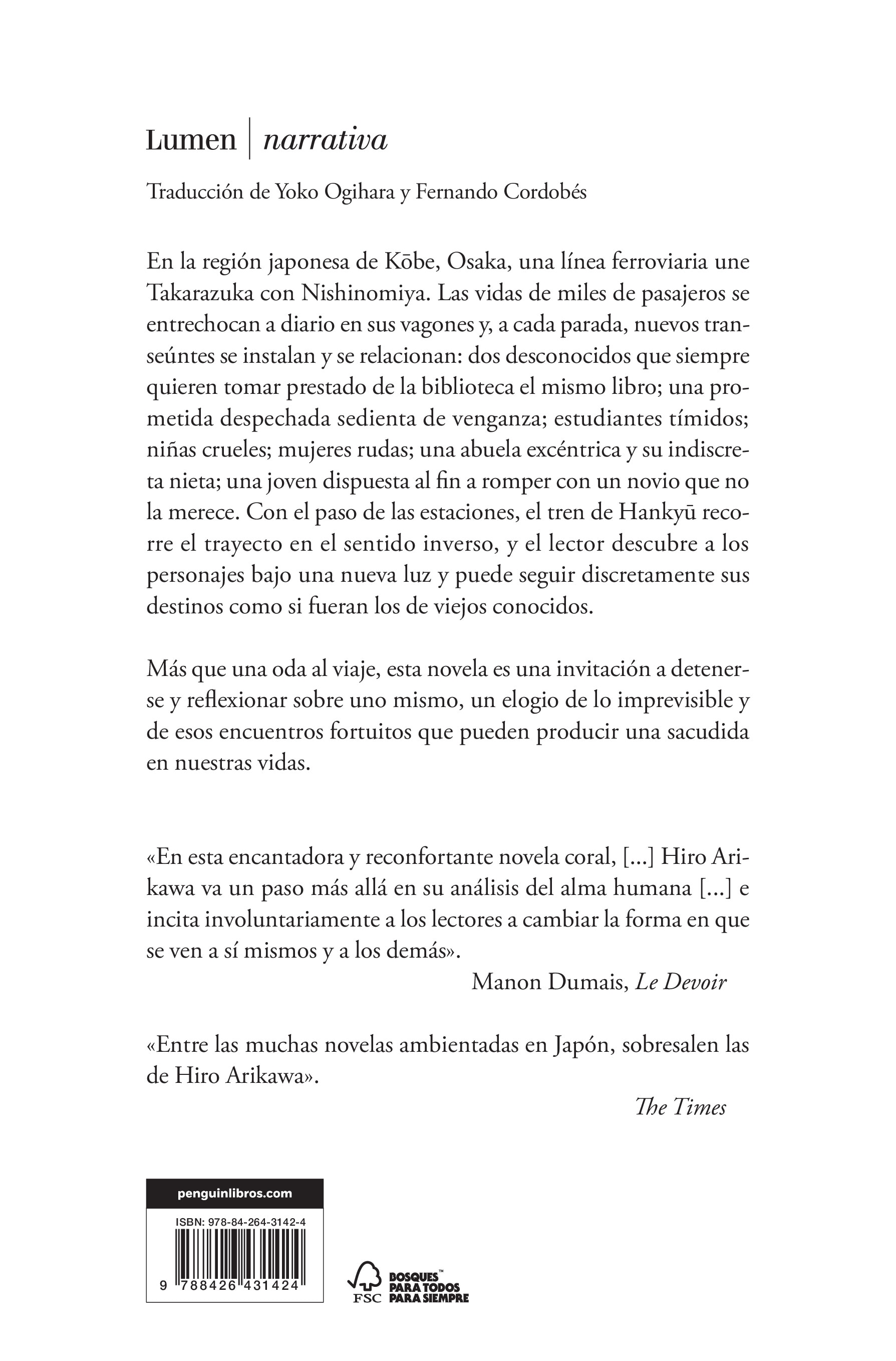 Los pasajeros del tren de Hankyu (Capa mole) 2