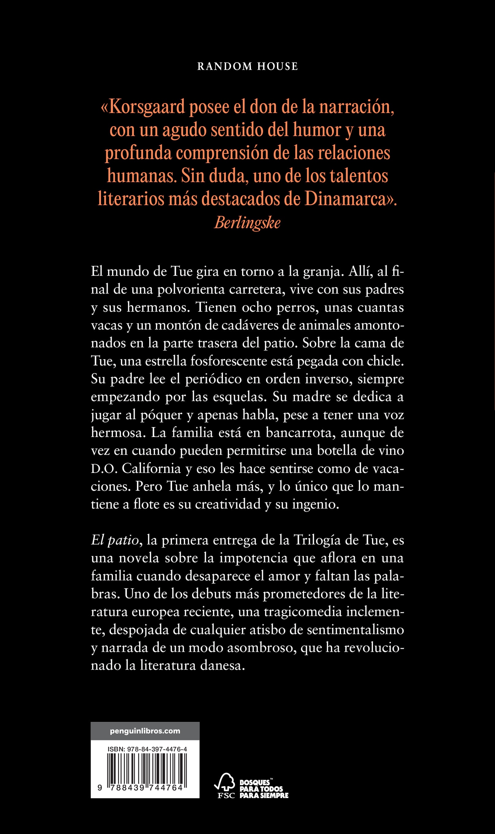 El patio (Trilogía de Tue 1): . (Capa mole) 2