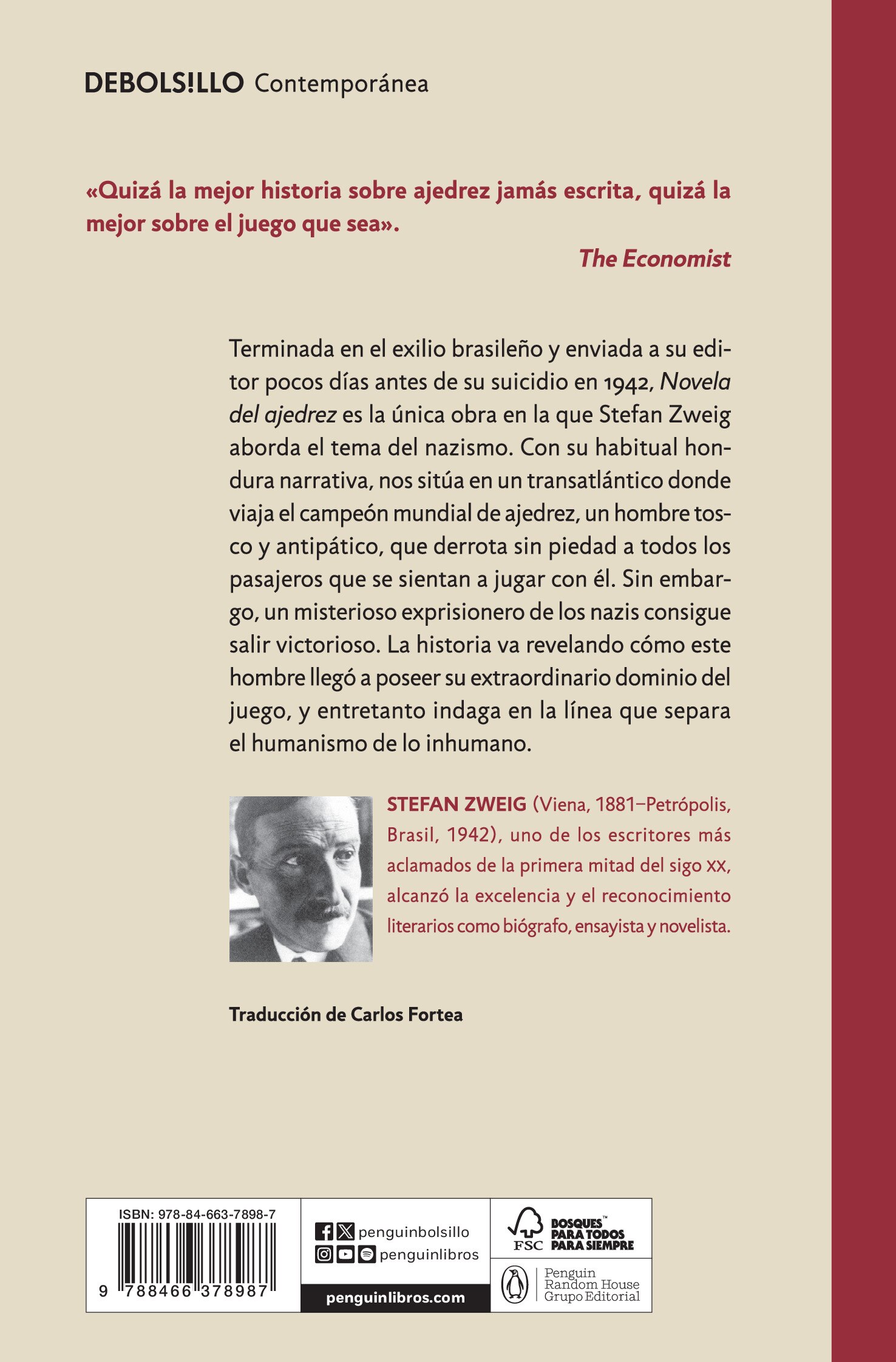 Novela de ajedrez (Bolso) 2