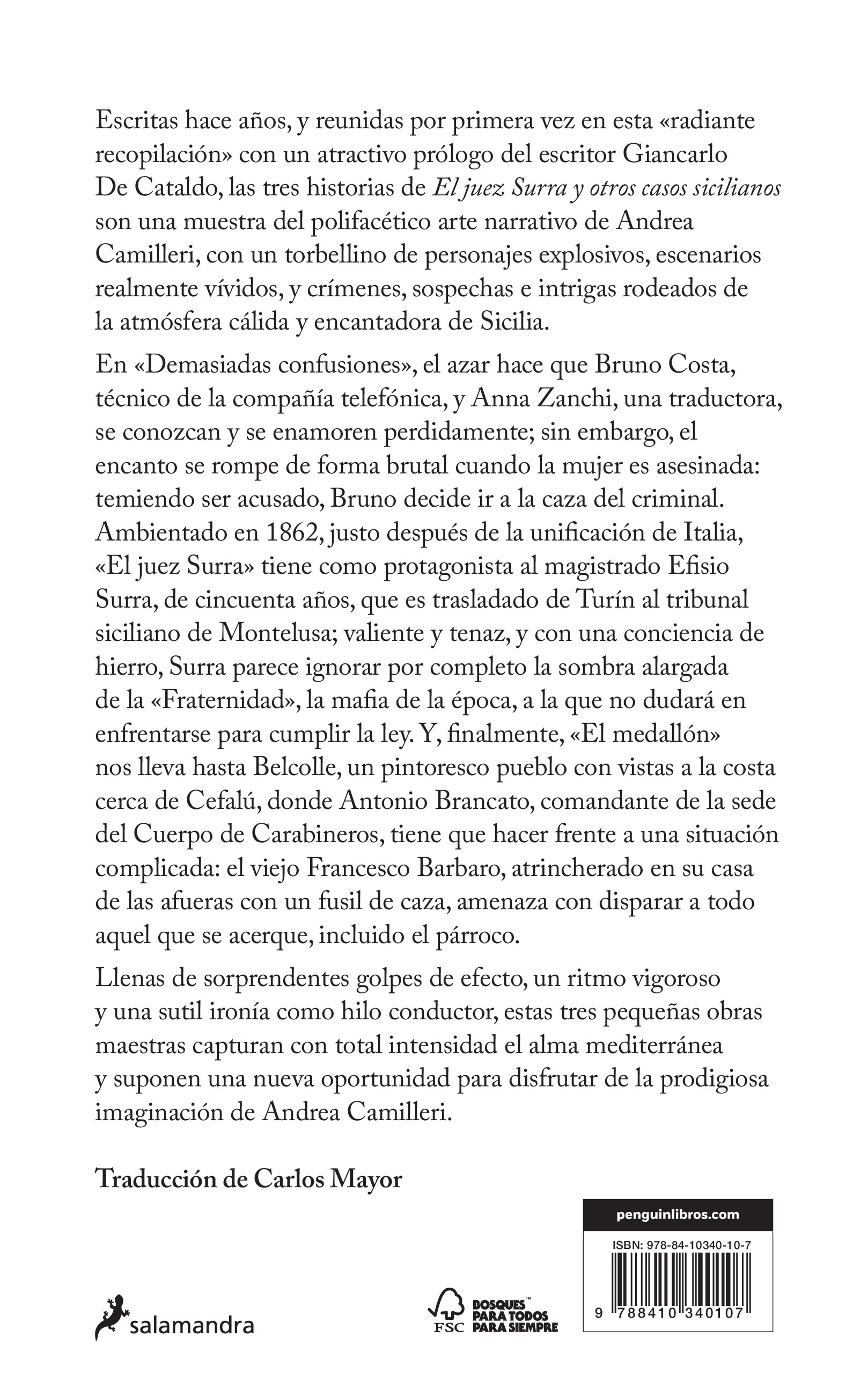 El juez Surra y otros casos sicilianos (Capa mole) 2