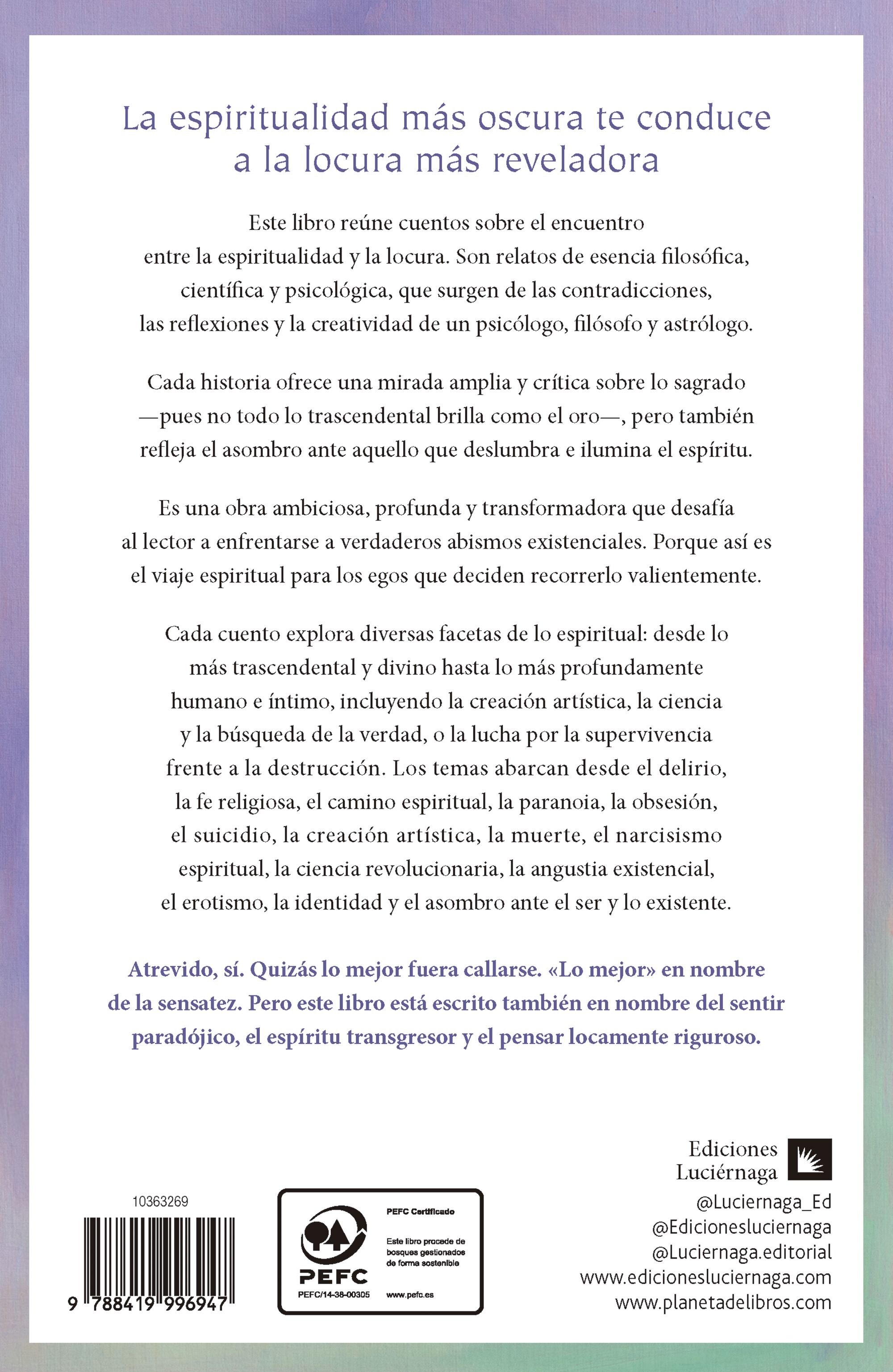 Abismos existenciales: Cuentos sobre espiritualidad y locura (Capa mole com abas) 2