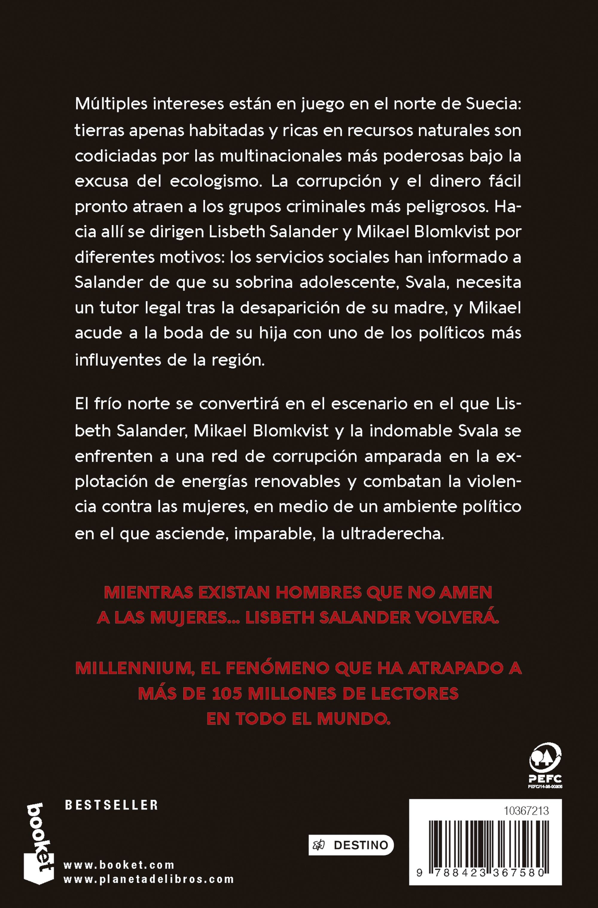 Las garras del águila: una novela de Lisbeth Salander (Serie Millennium, 7) (Bolso) 2