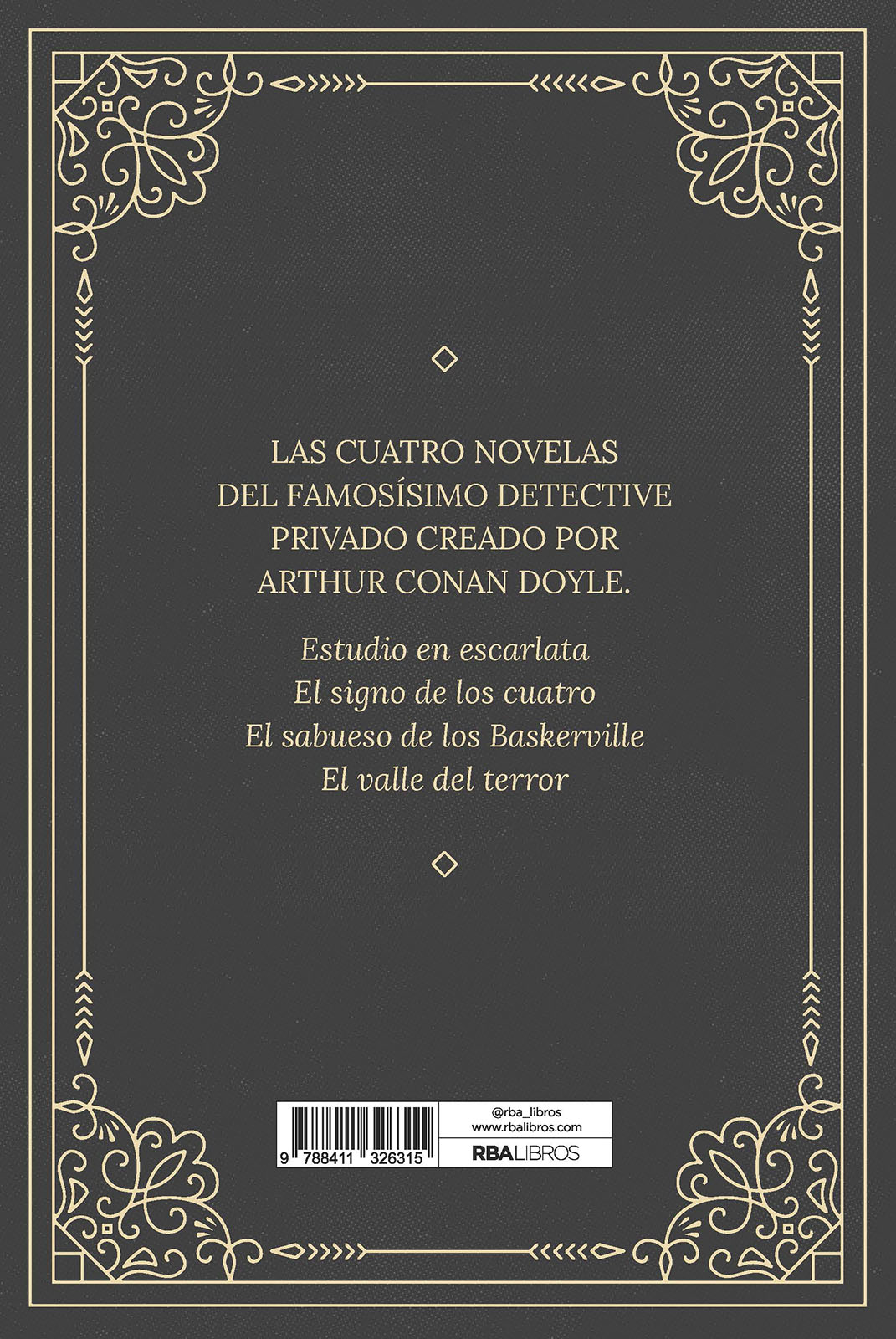 Sherlock Holmes. Cuatro novelas (Capa dura) 2