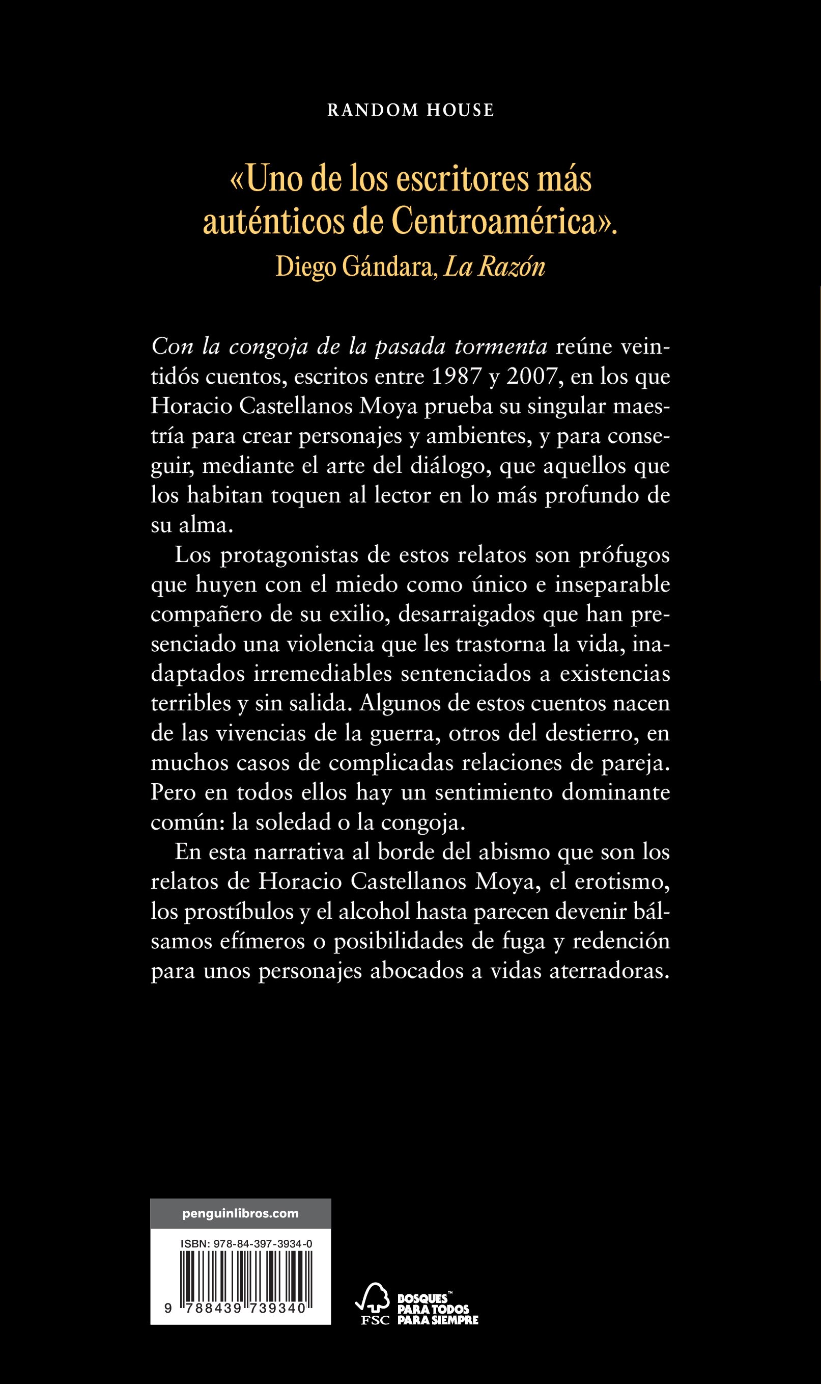 Con la congoja de la pasada tormenta (Casi todos los cuentos) (Capa mole) 2