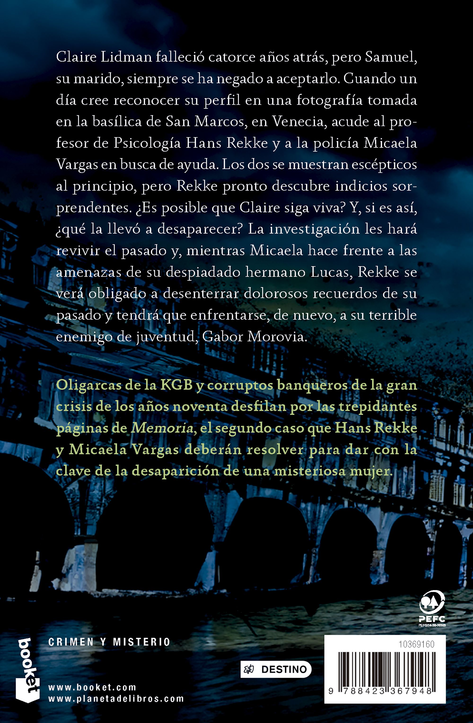 Memoria: Un caso para Rekke y Vargas (Bolso) 2