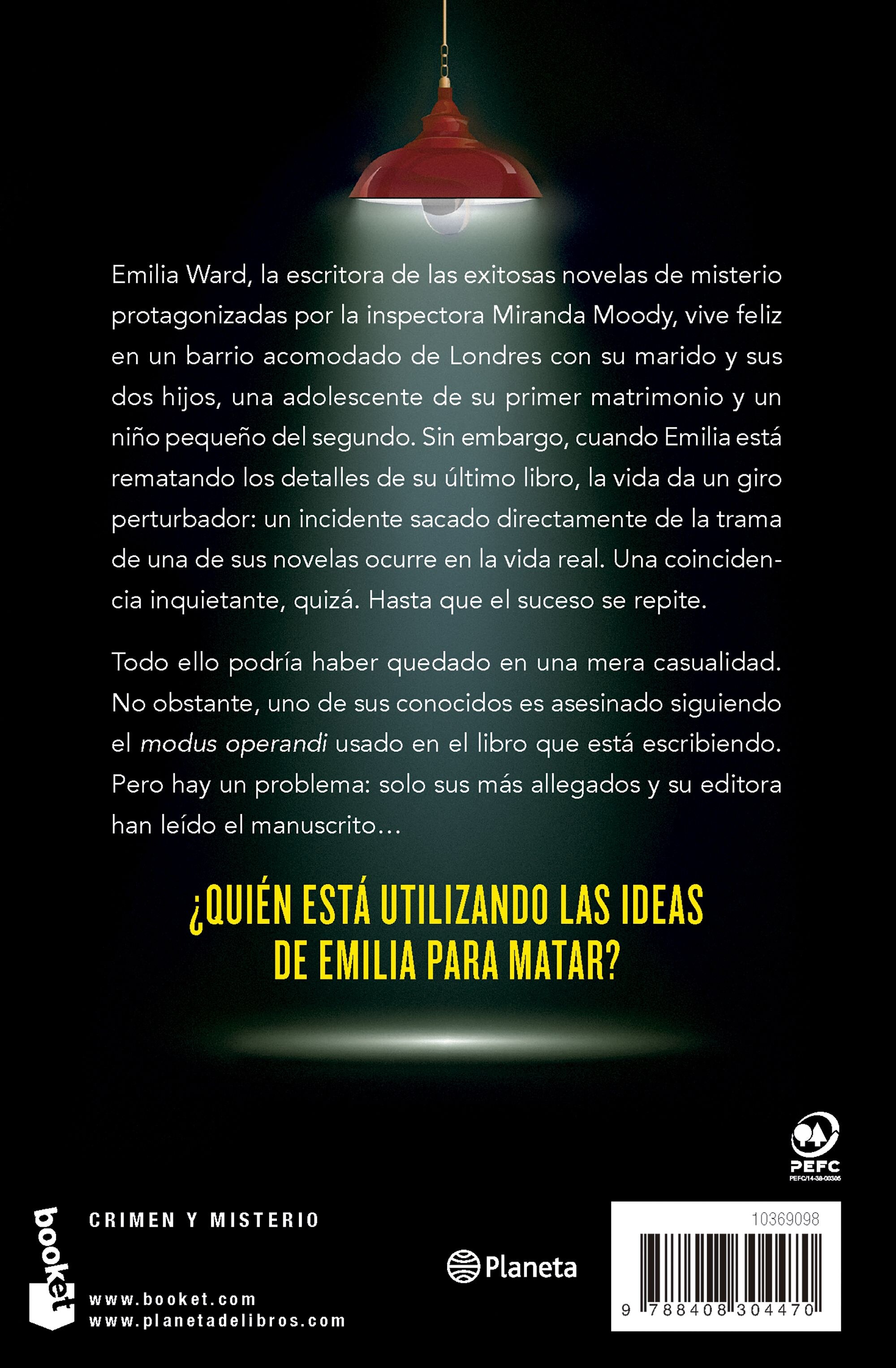 El último crimen de la escritora Emilia Ward (Bolso) 2