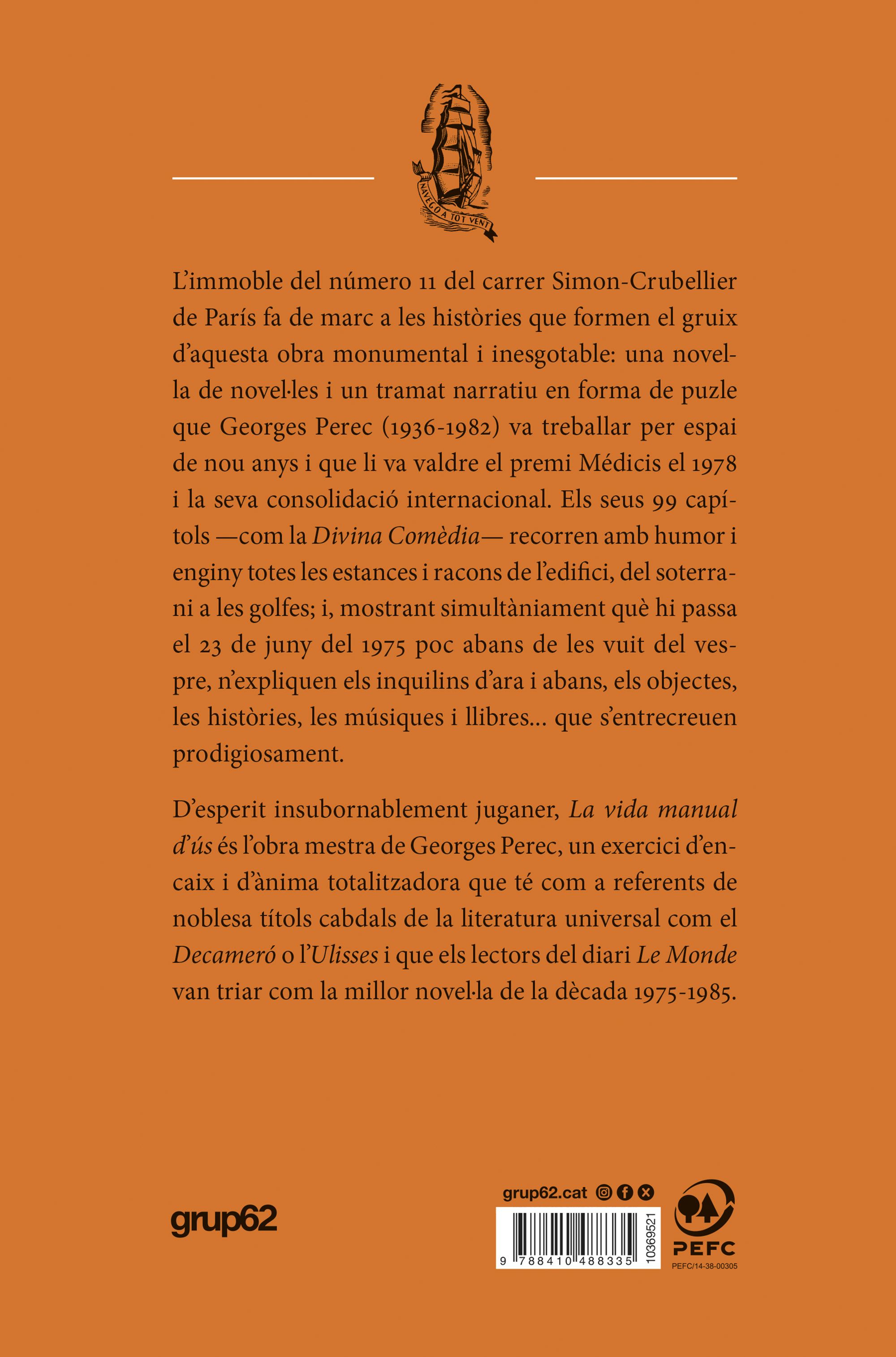 La vida manual d'ús (Capa mole com abas) 2