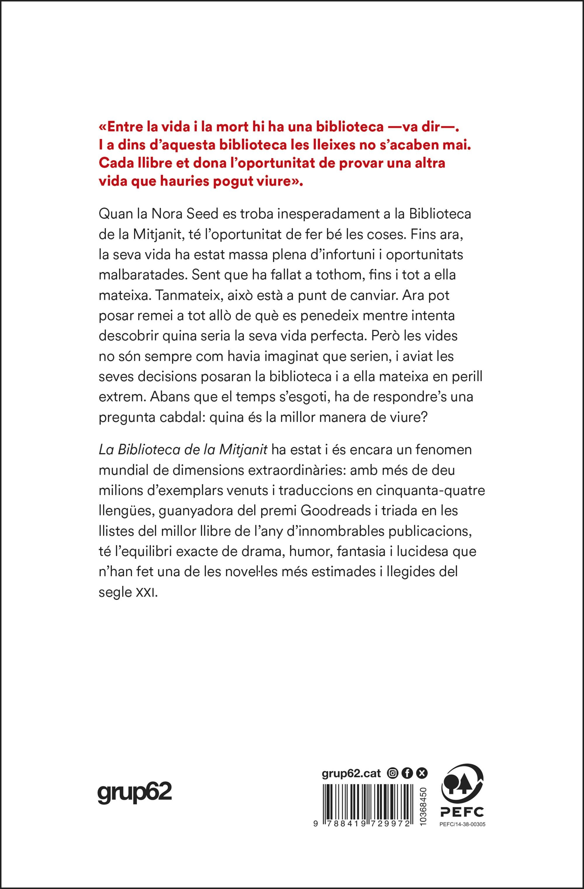 La Biblioteca de la Mitjanit (Capa mole com abas) 2