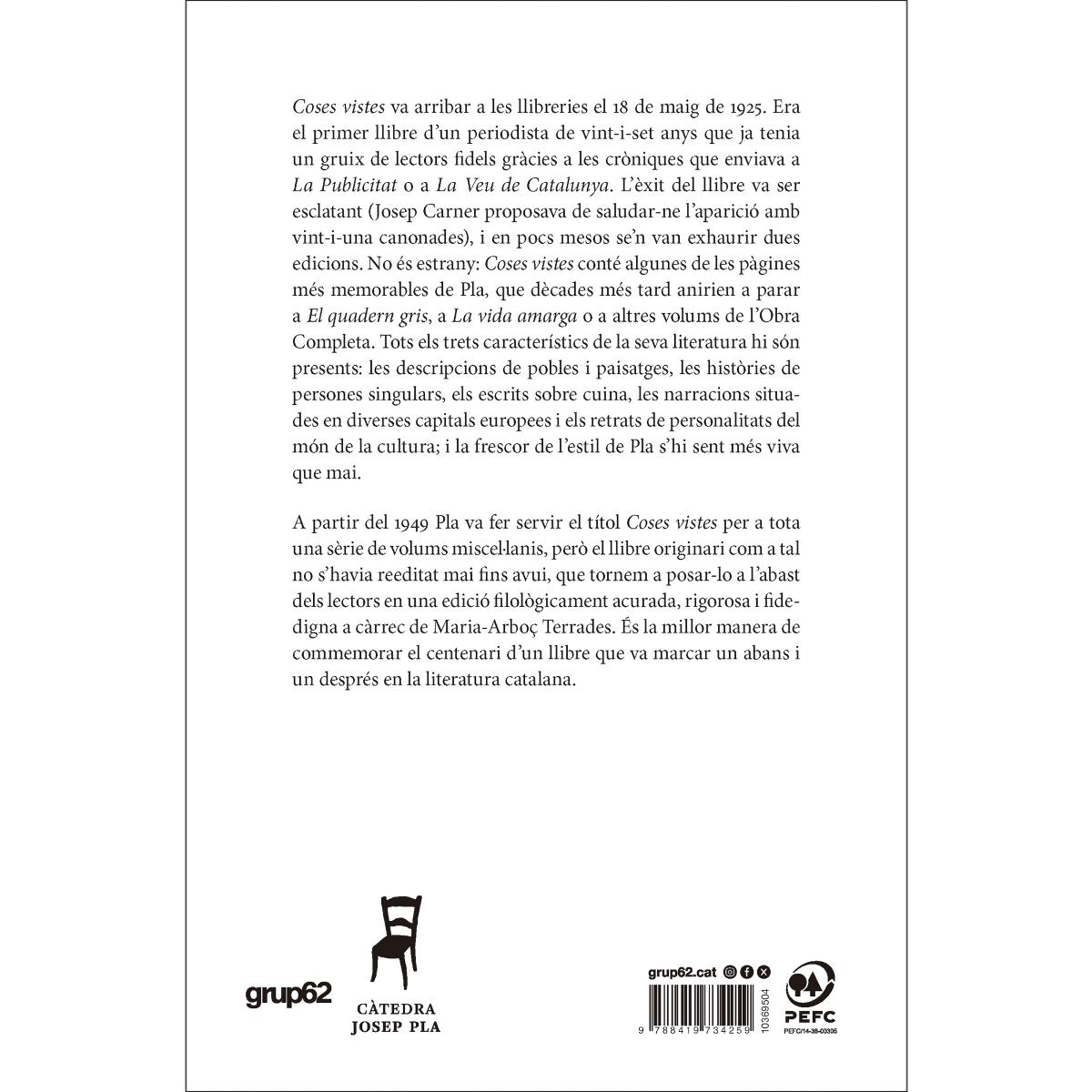 Coses vistes: (1920-1925) (Capa mole com abas) 2