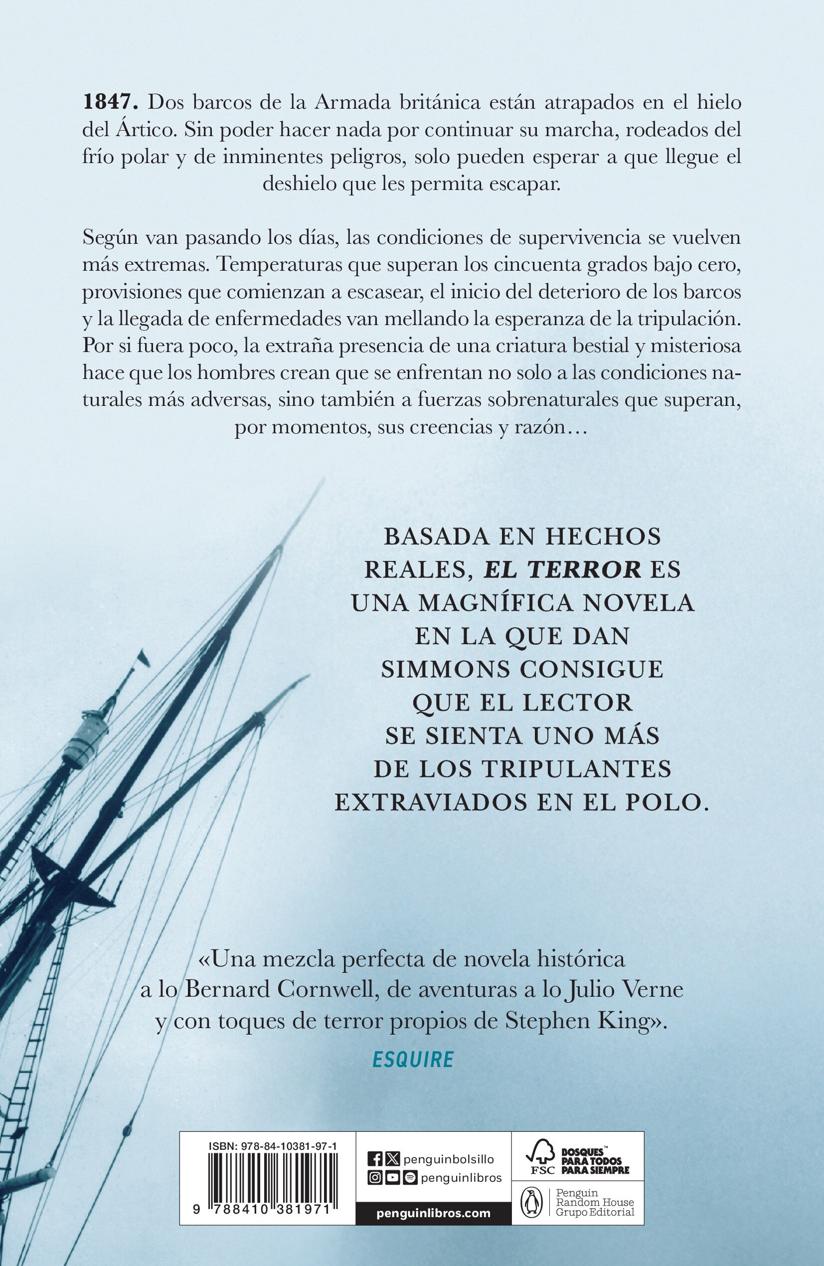 El Terror: Una novela basada en la historia real de la expedición Franklin (Bolso) 2