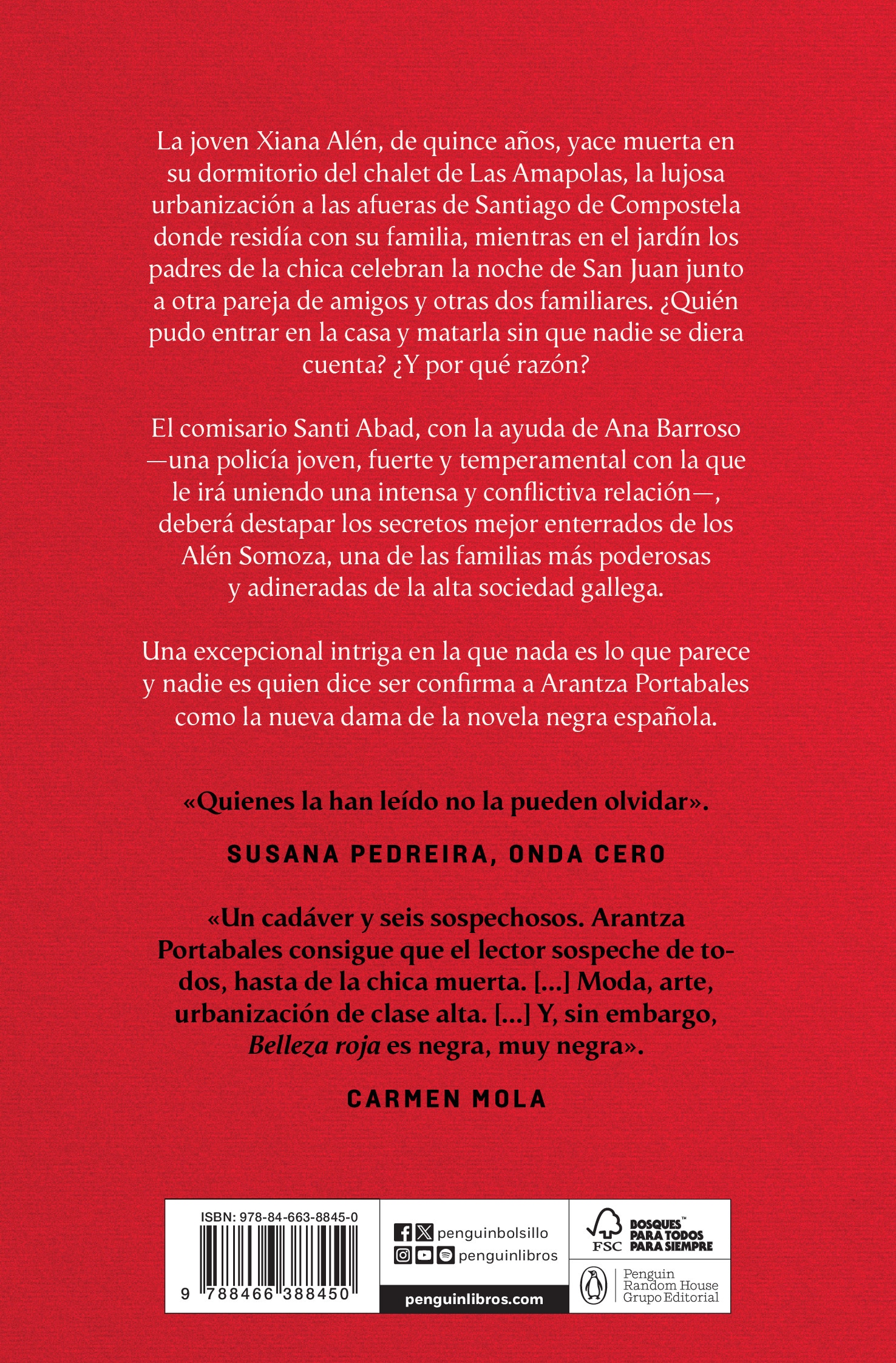 Belleza roja (Inspectores Abad y Barroso 1) (Bolso) 2