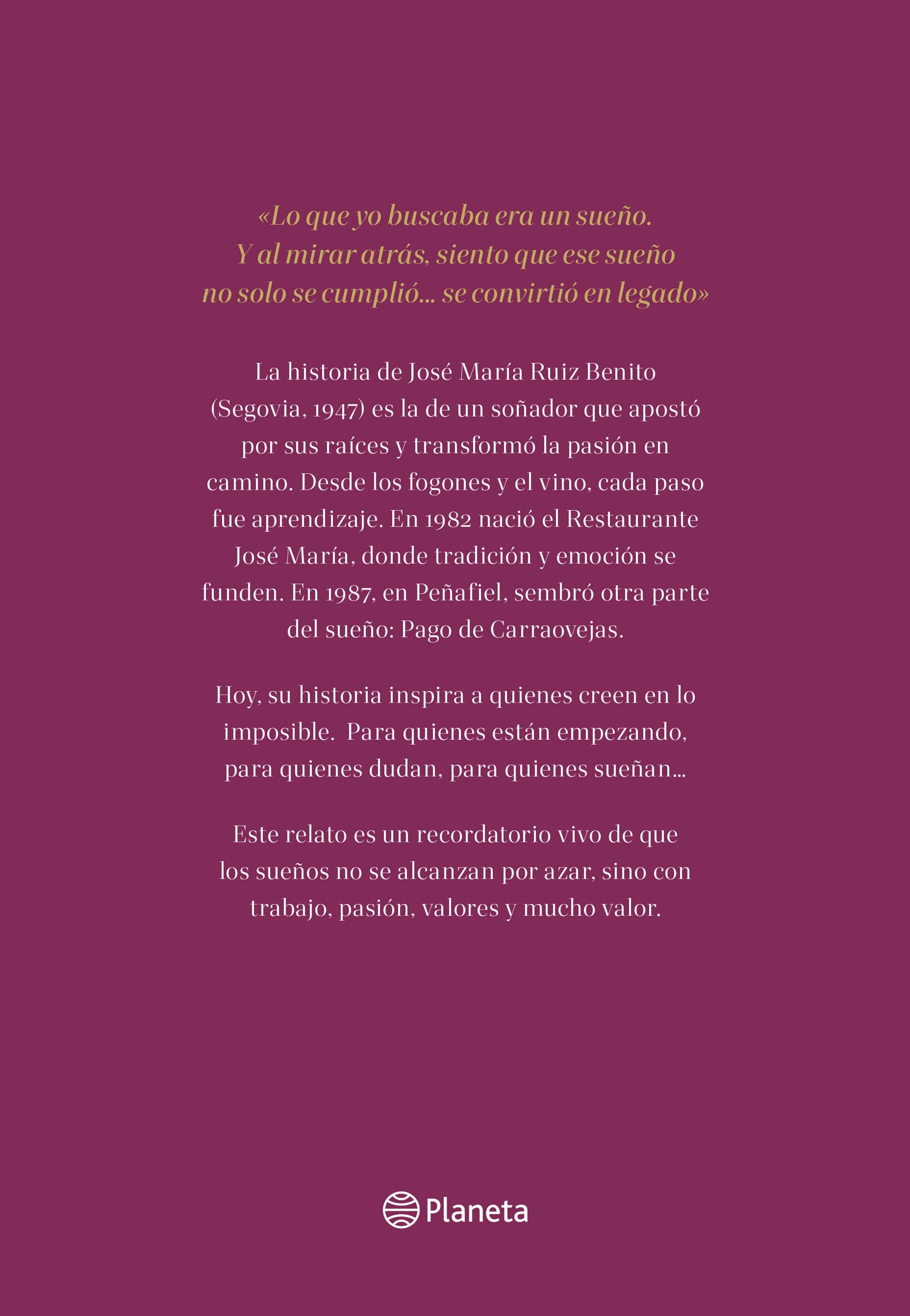 José María. Valor y valores 2