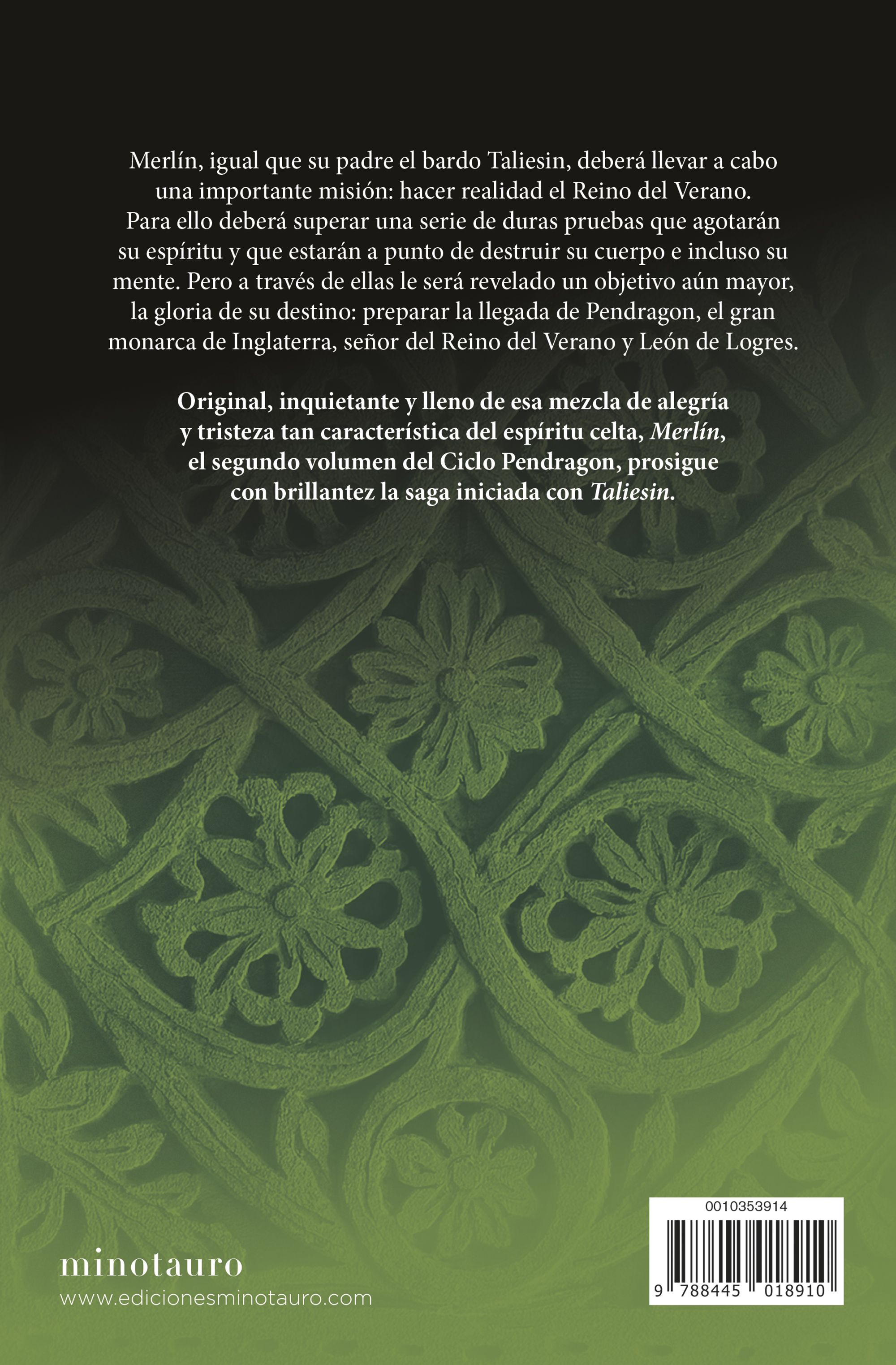 Ciclo Pendragon nº 02/06 Merlín (Capa mole com abas) 2