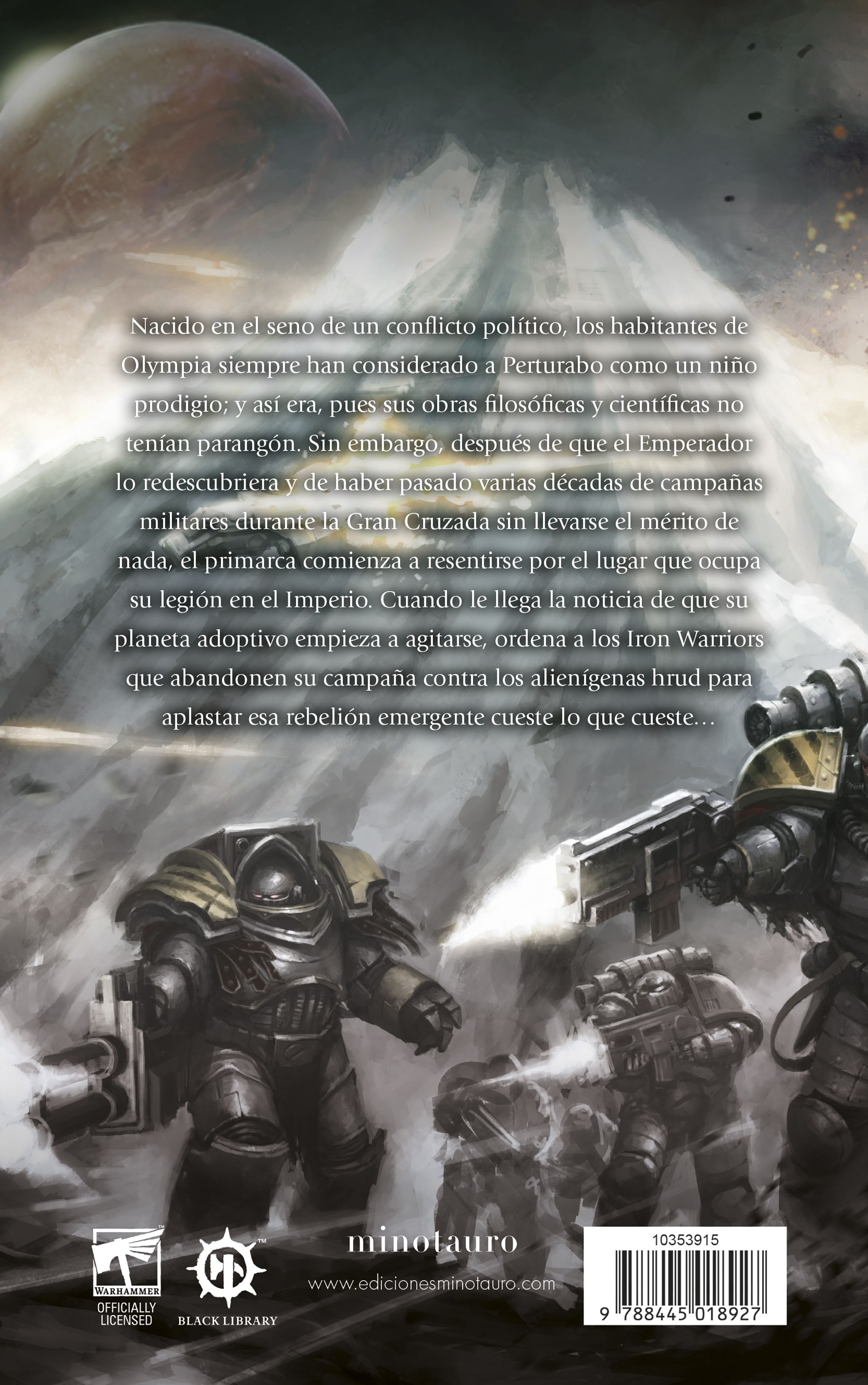 Warhammer Primarchs nº 04 Perturabo: El Martillo de Olympia (Capa mole com abas) 2