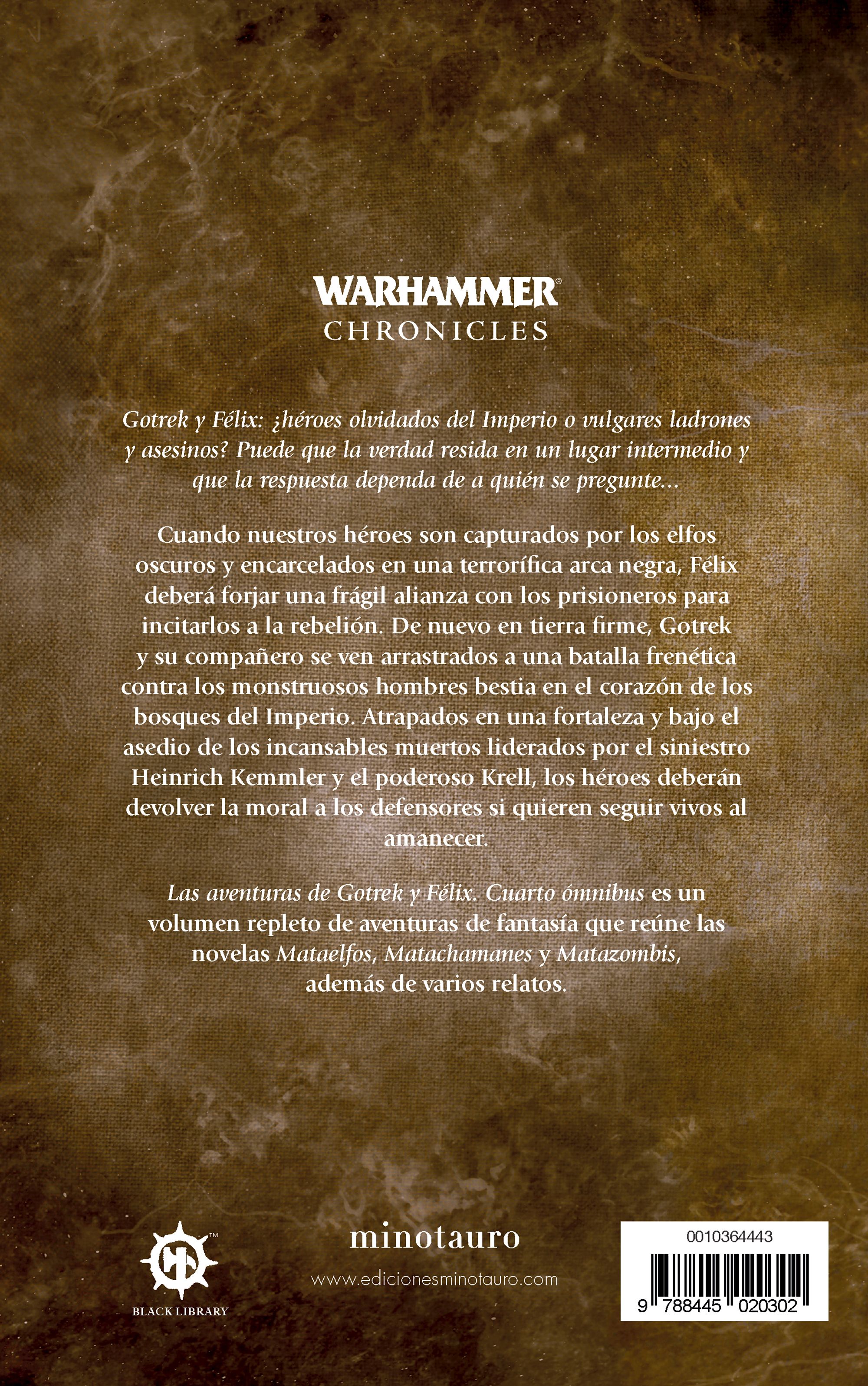 Warhammer Las aventuras de Gotrek y Félix Omnibus nº 04/06 (NE) (Capa mole com abas) 2