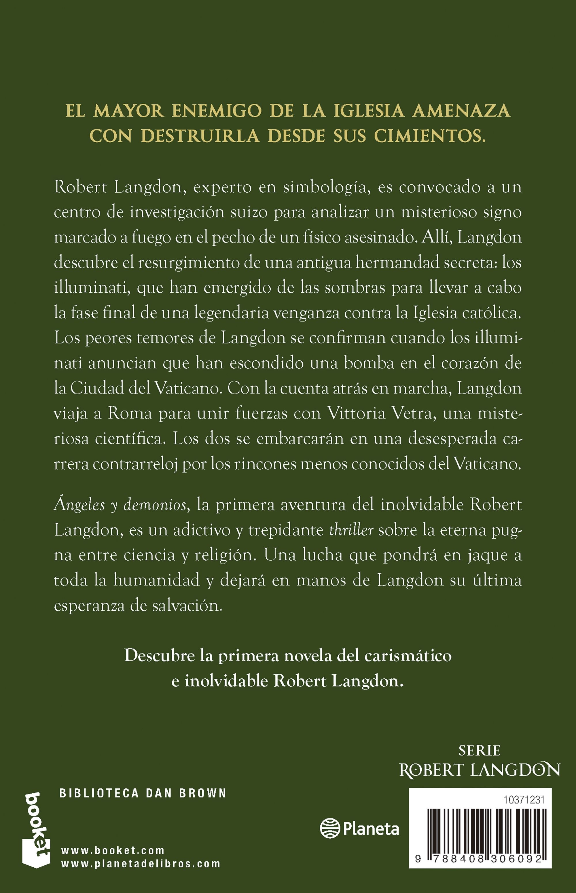 Ángeles y demonios: Serie Robert Langdon (Bolso) 2