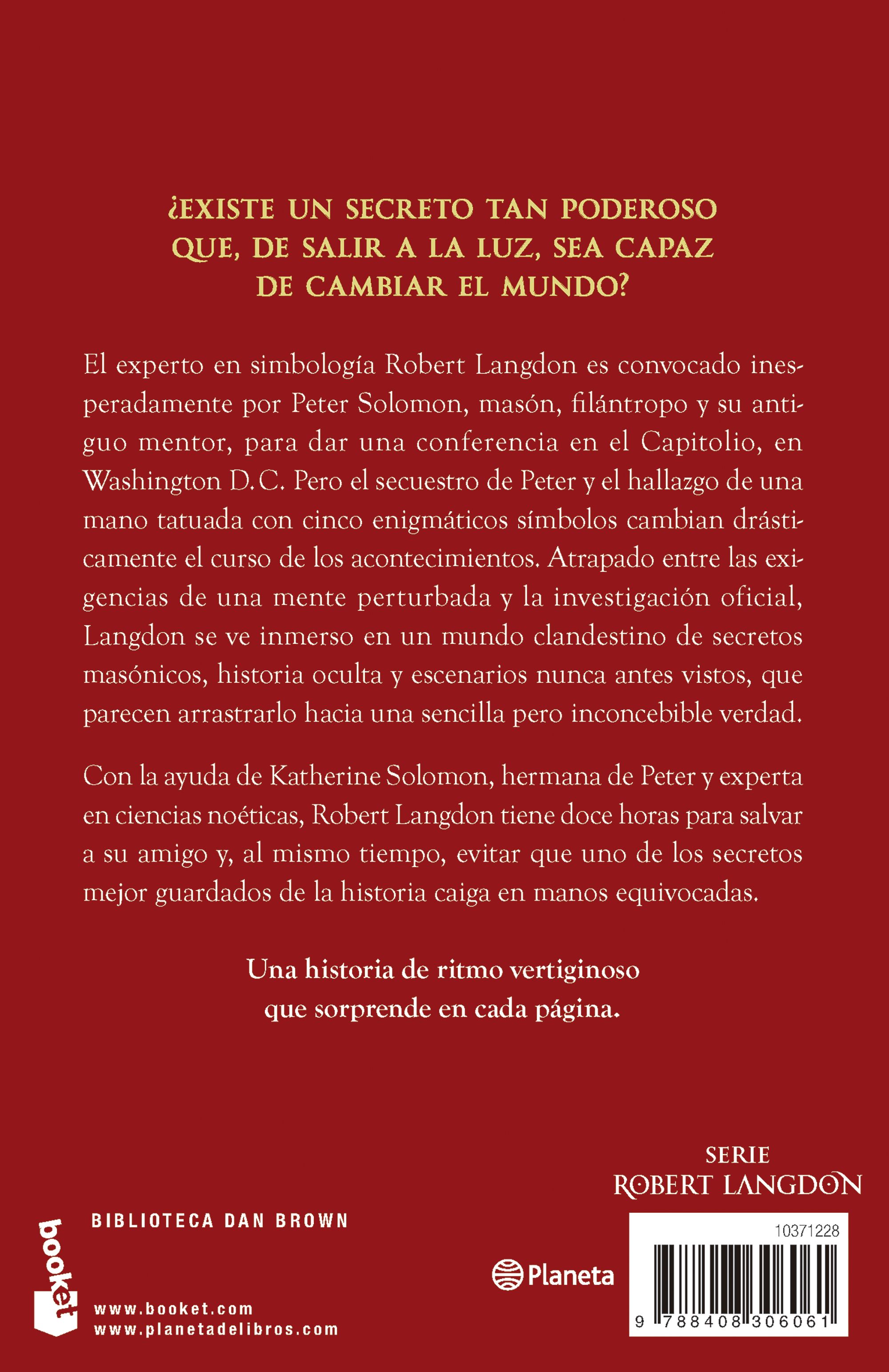 El símbolo perdido: Serie Robert Langdon (Bolso) 2