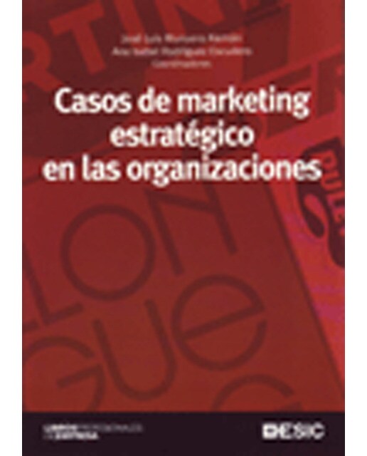 Imagem 0 de Casos de marketing estratégico en las organizaciones(Tapa blanda)