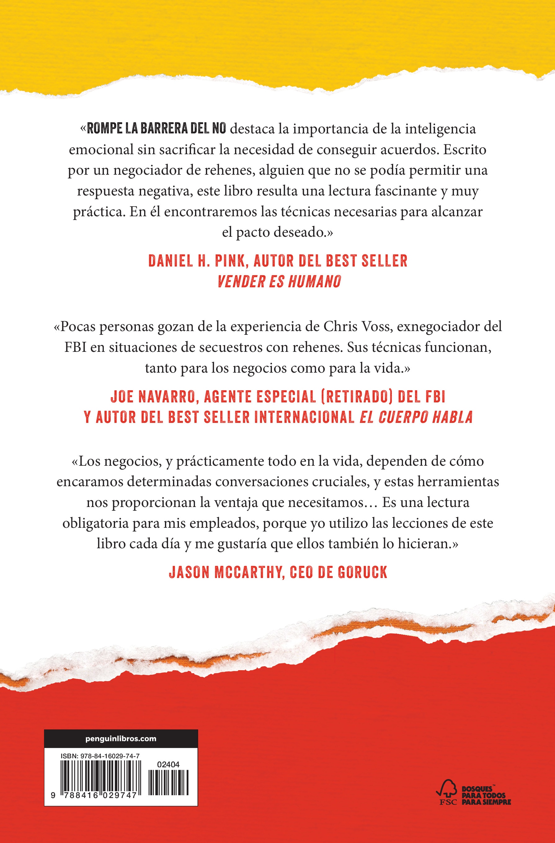 Rompe la barrera del no: Negocia como si te fuera la vida en ello (Tapa blanda) 2
