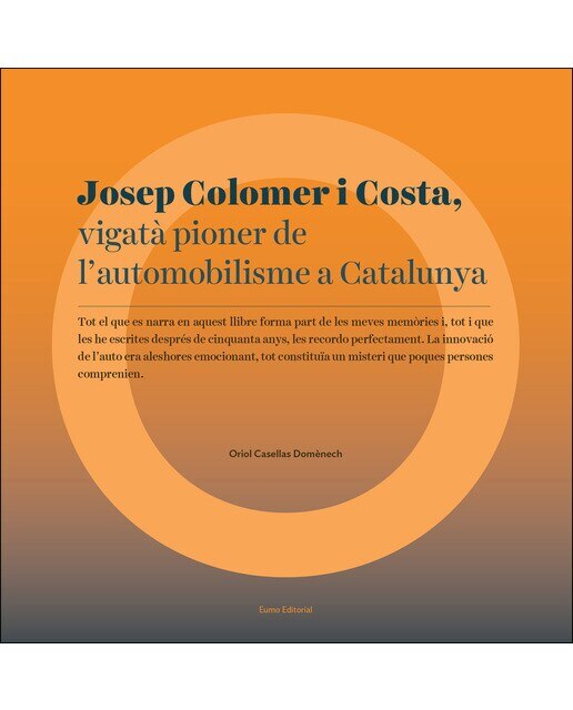 Imagem 0 de Josep colomer i costa, vigatà pioner de l'automobilisme a catalunya(Tapa blanda)